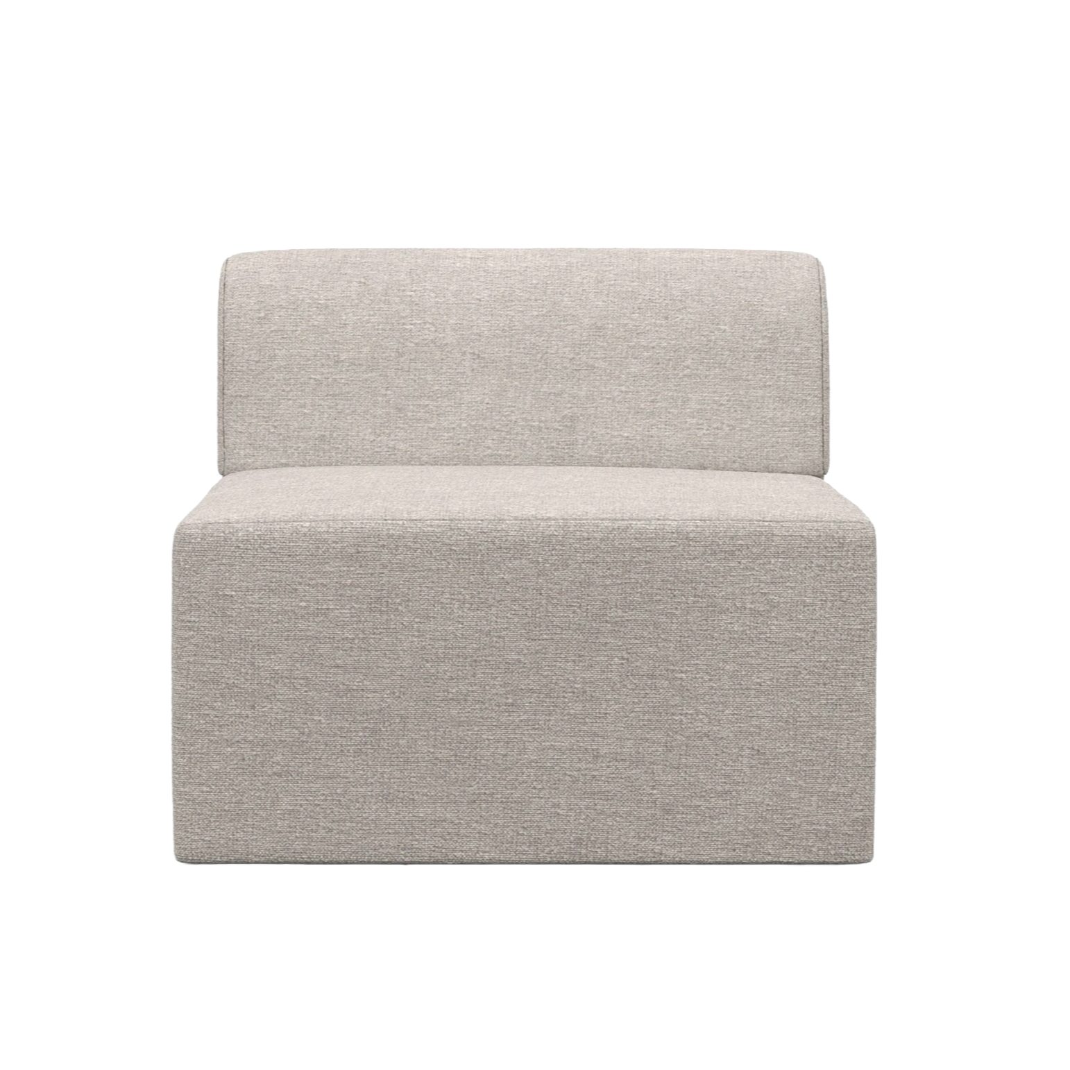 Sofa modułowa TORI - moduł środkowy jasnoszary
