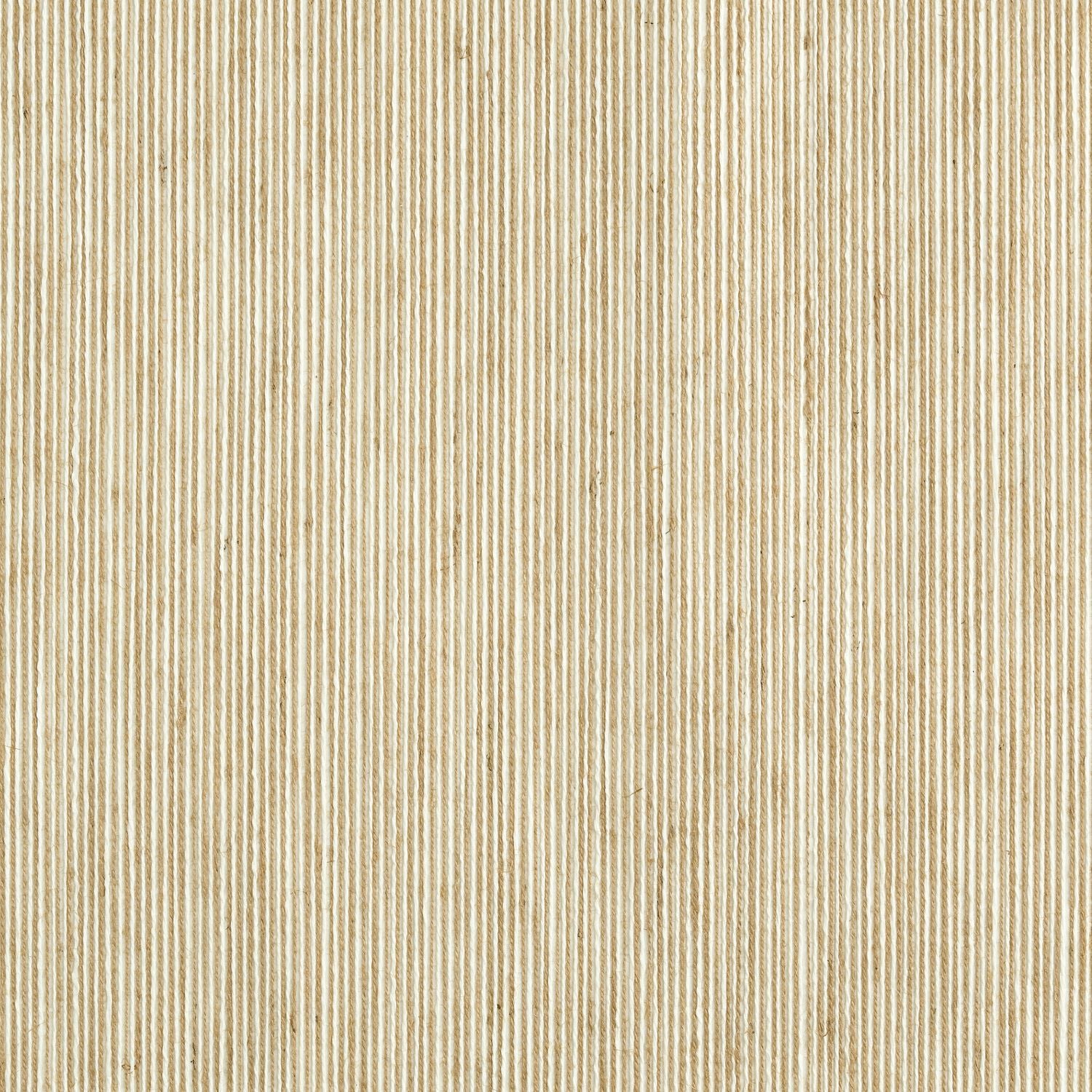 Natural striped structural wallpaper made of jute and paper GILI - NATURAL WHITE brown with white