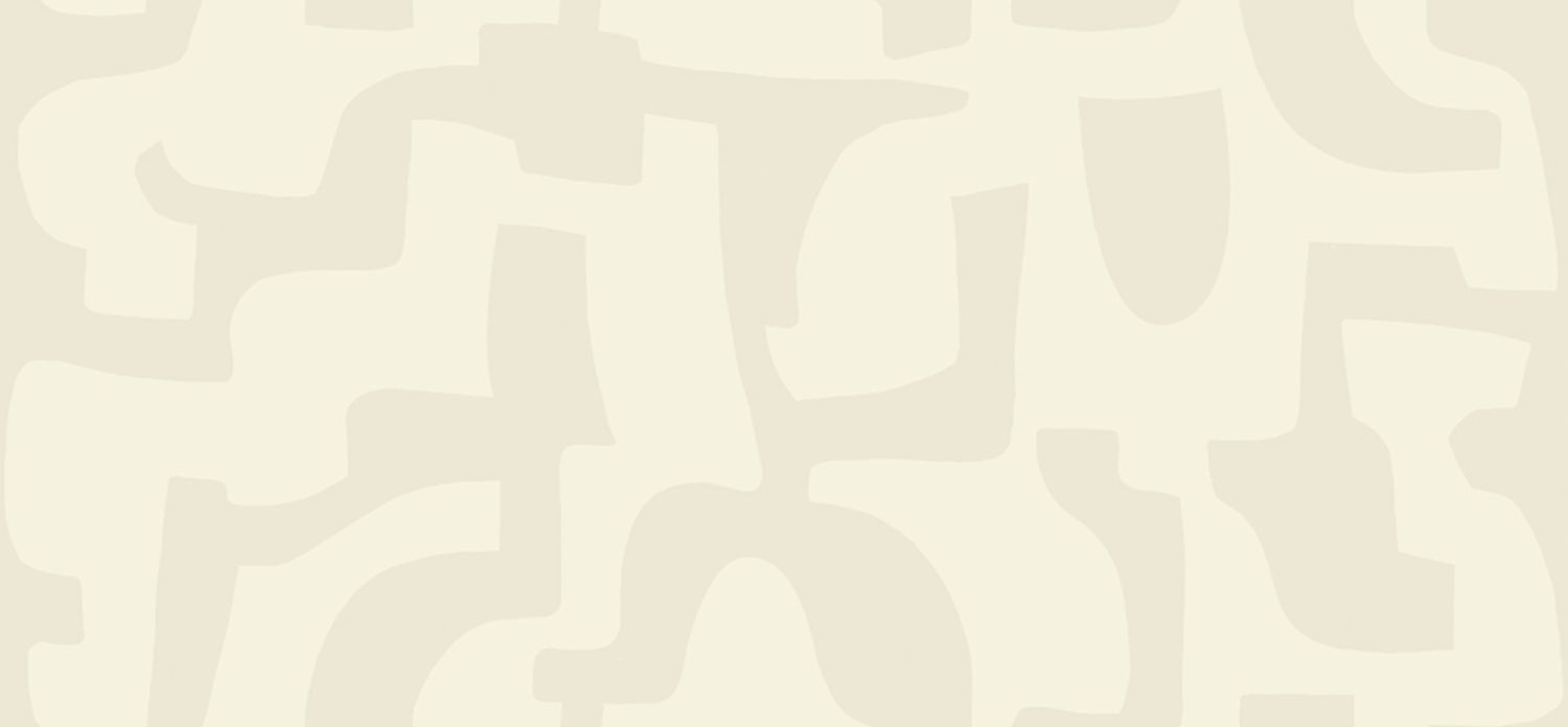 Tapeta haftowana ze wzorem geometrycznym SONATE - IVOIRE GRÈGE kość słoniowa z beżem