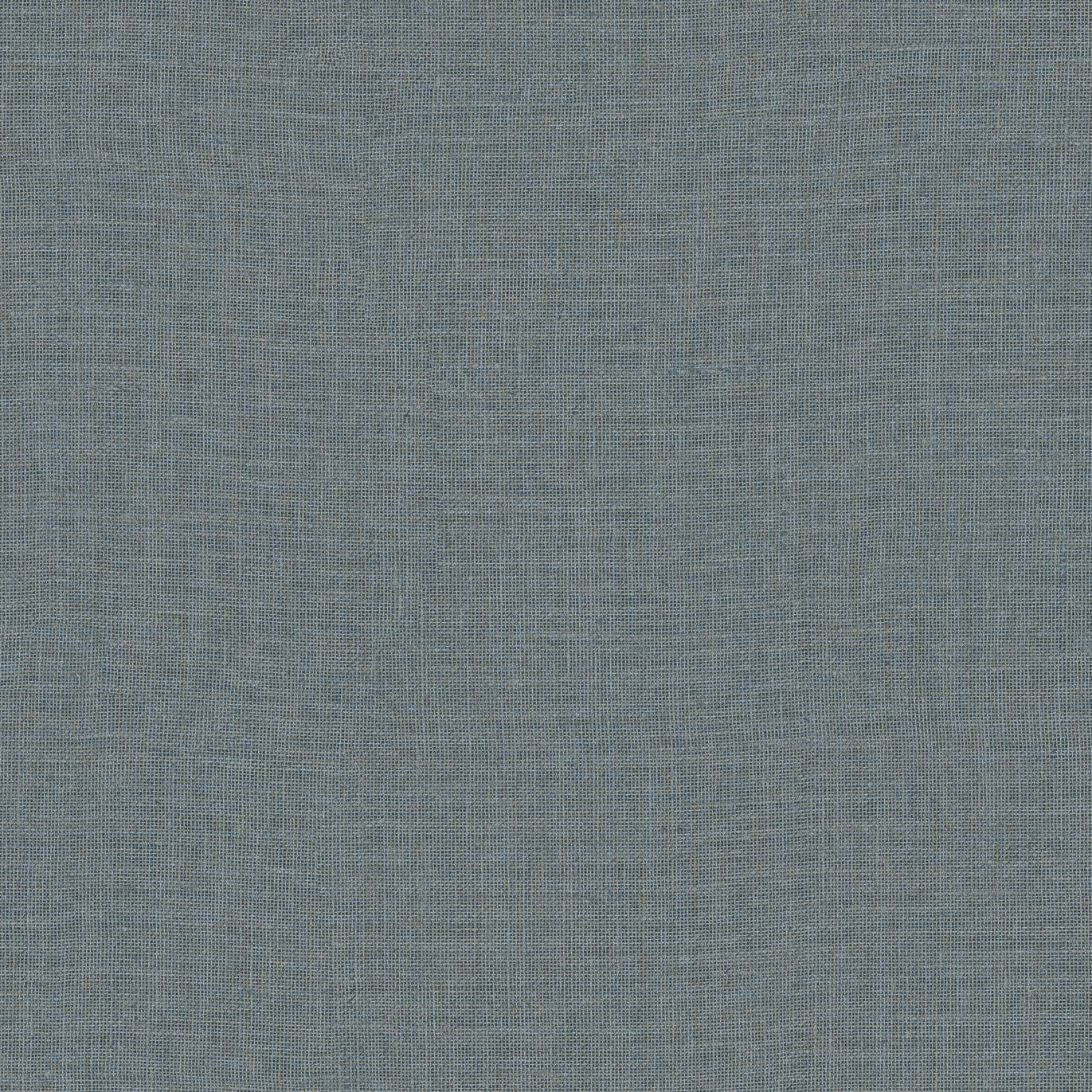 Strukturierte Vinyltapete, die Jute imitiert LIENZO - PIERRE BLEUE stahlblau