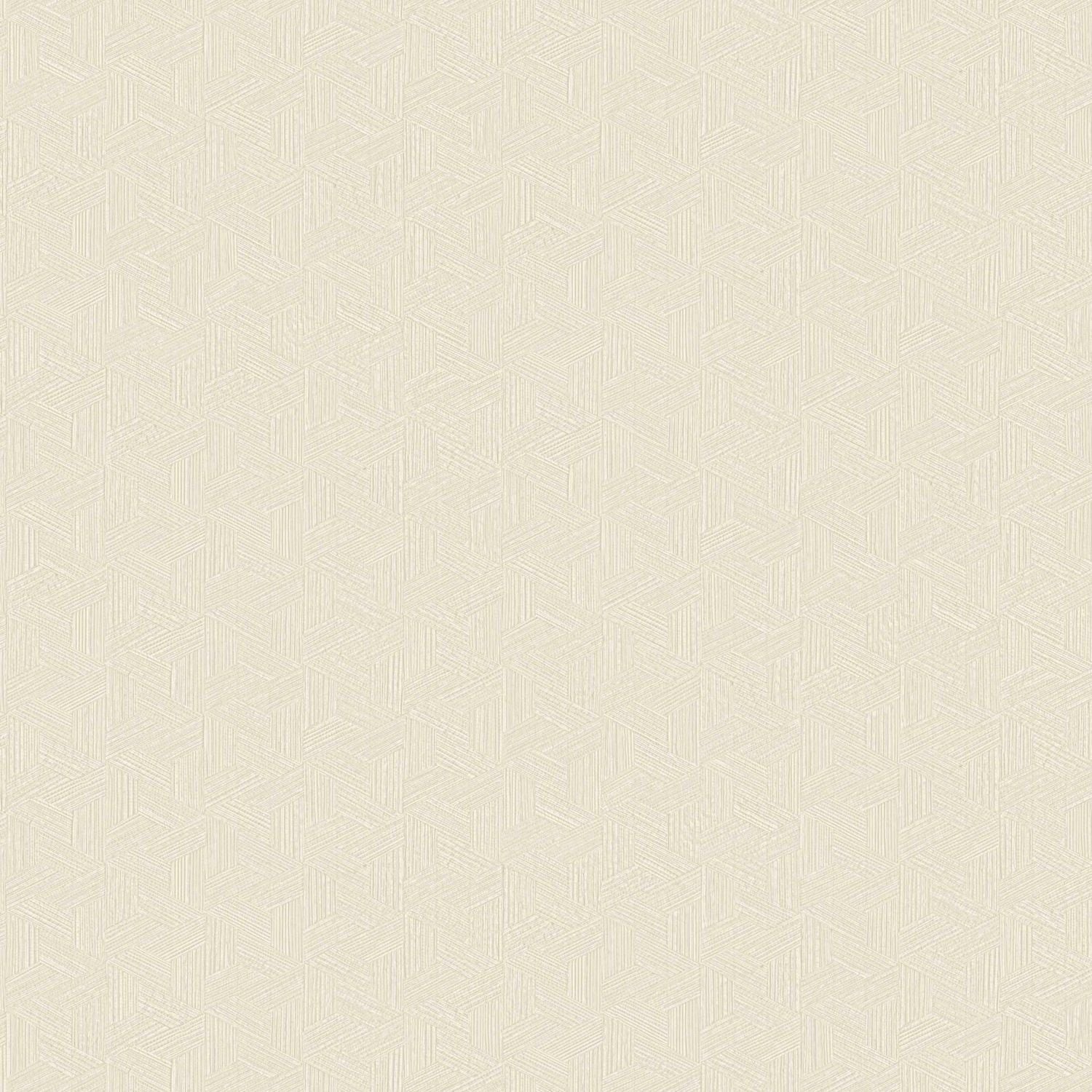 Tapeta strukturalna geometryczna inspirowana liśćmi bananowca LINDU - IVOIRE kość słoniowa