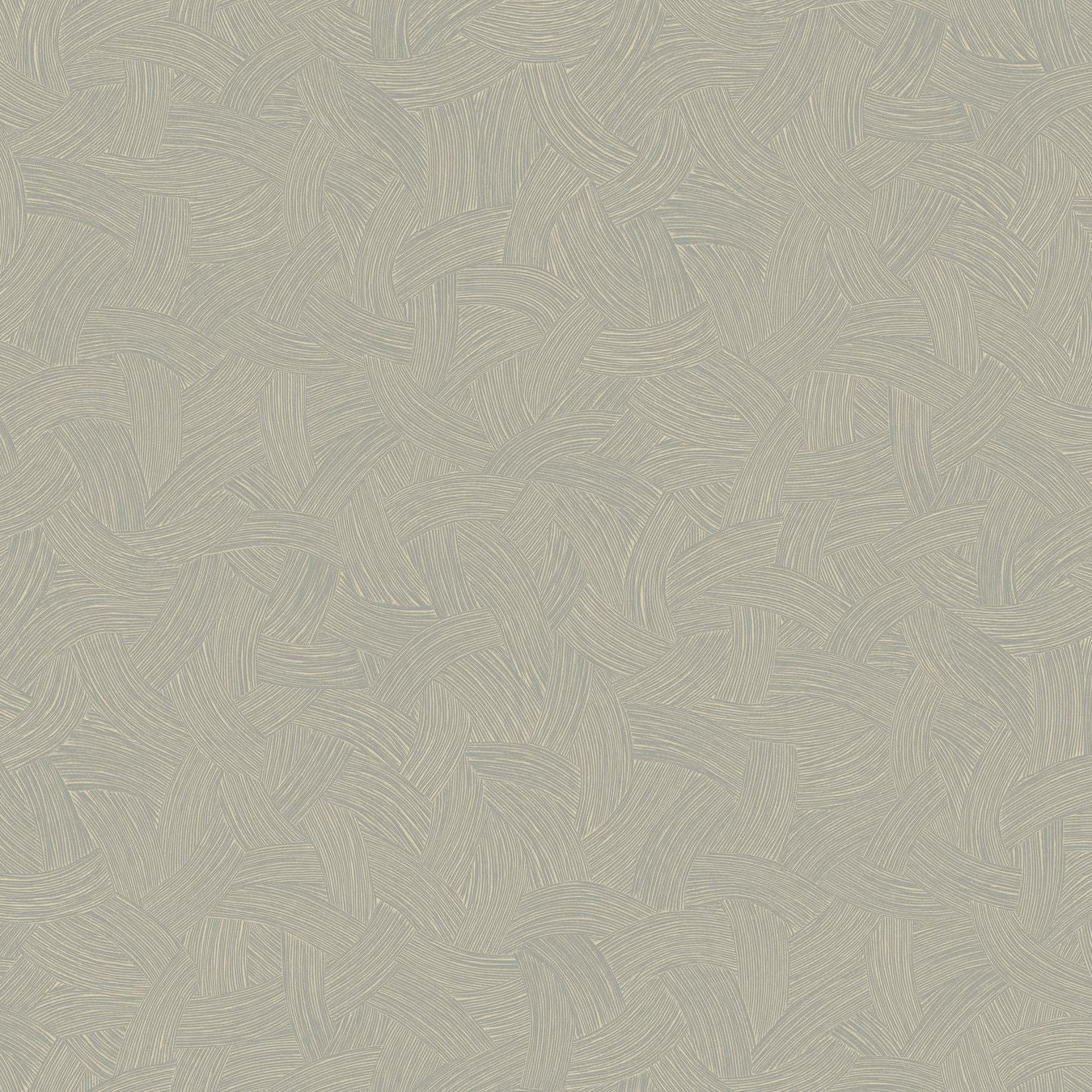 Metallic wallpaper BERENICE - OPALINE/DORÉ gray-green with gold