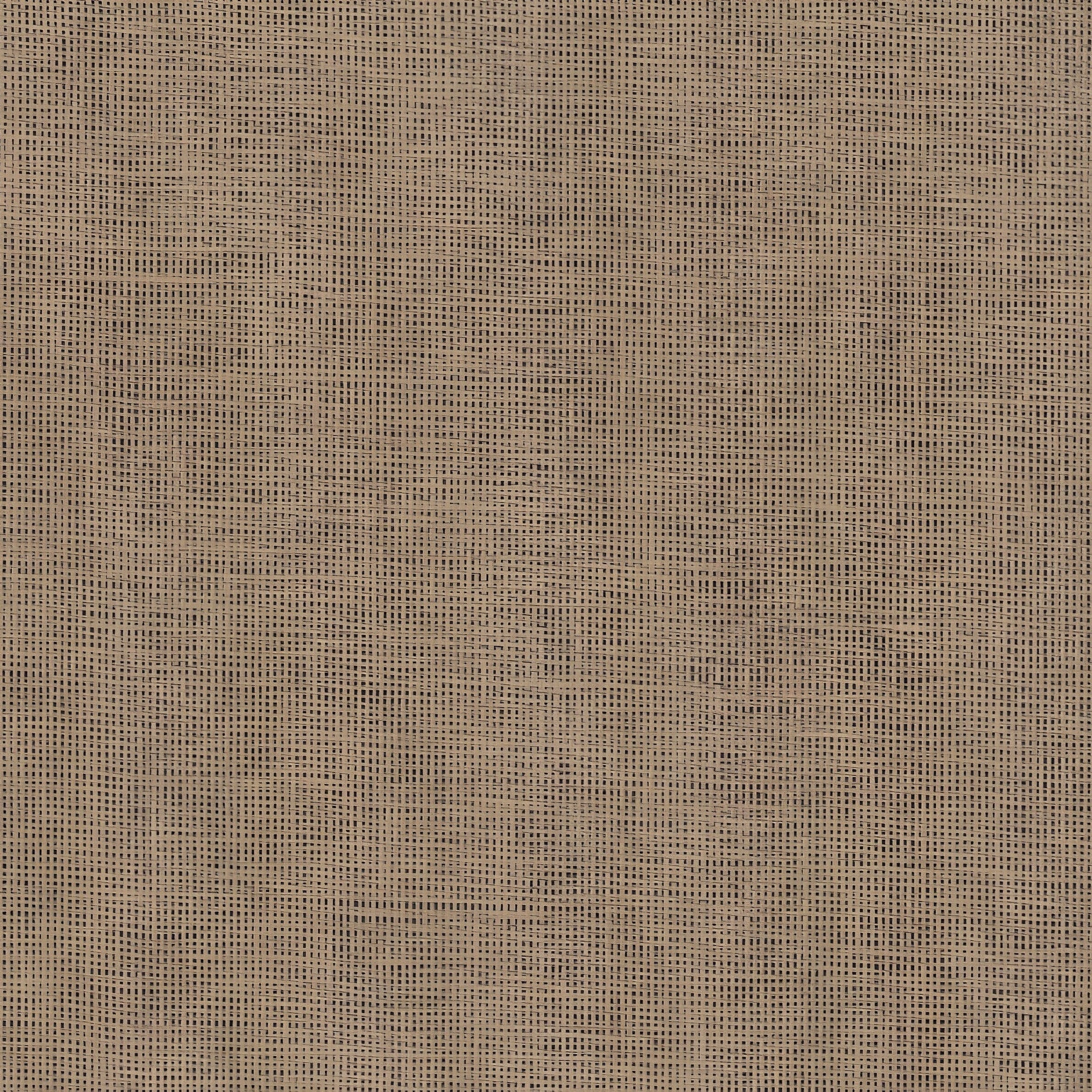 Tapeta imitująca rafię VANNORA - PAILLE brązowy