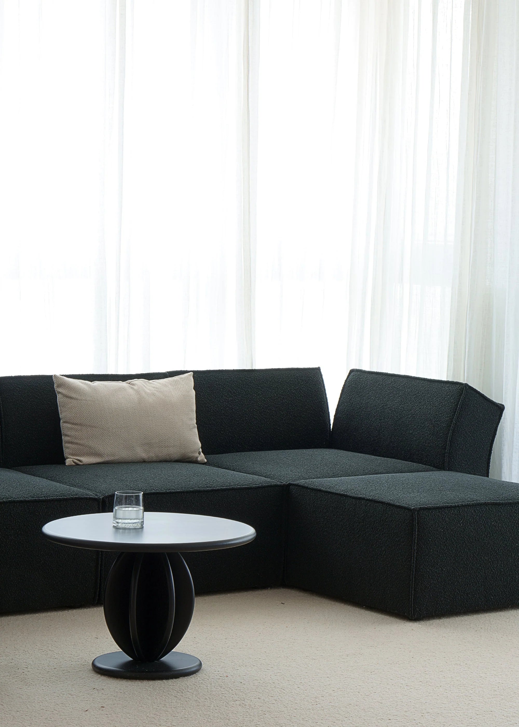Modulares Sofa ANDO - linkes graues Modul