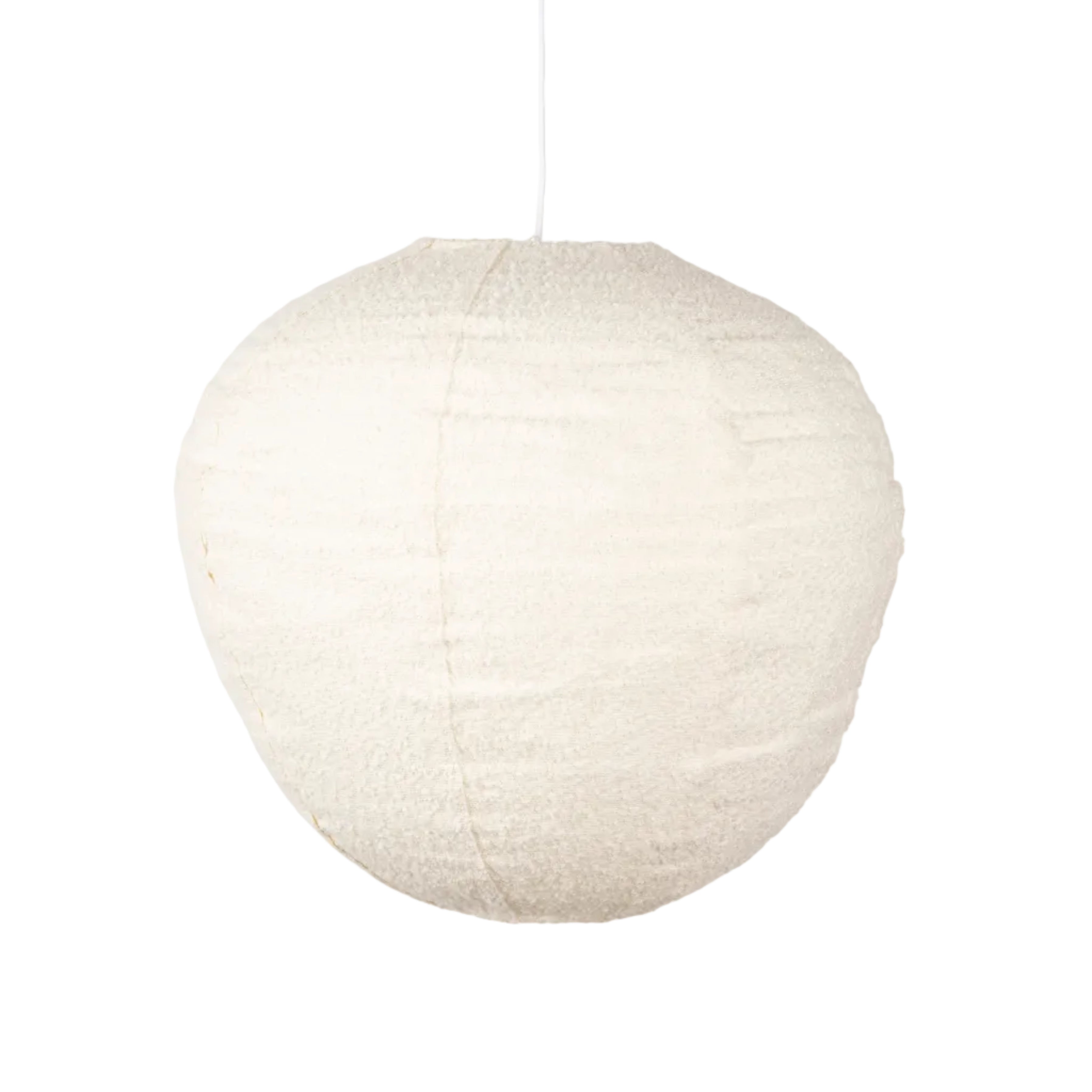 Lampa wisząca COCOON kremowy bouclé