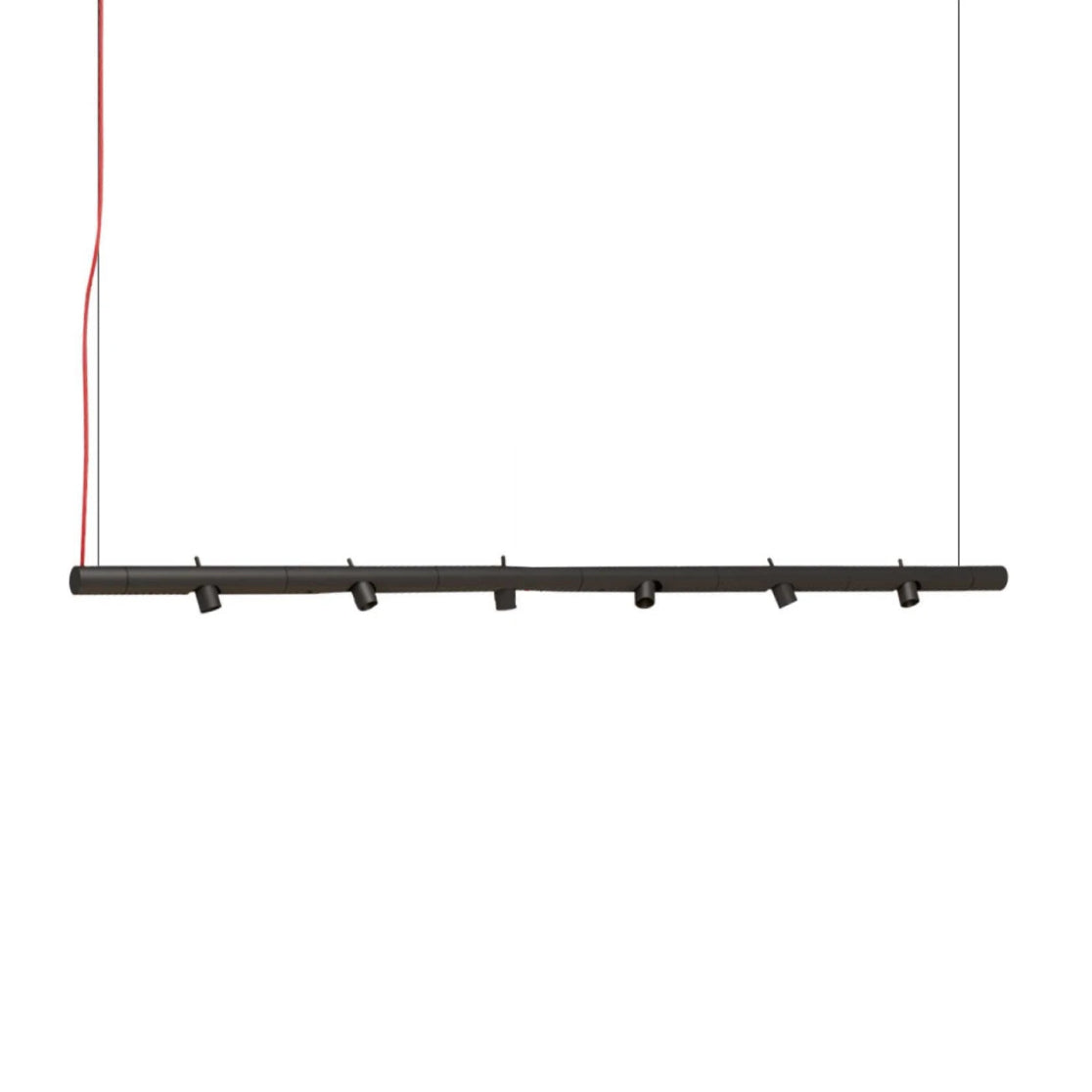 Lampa wisząca 6-punktowa COLIBRÌ czarny