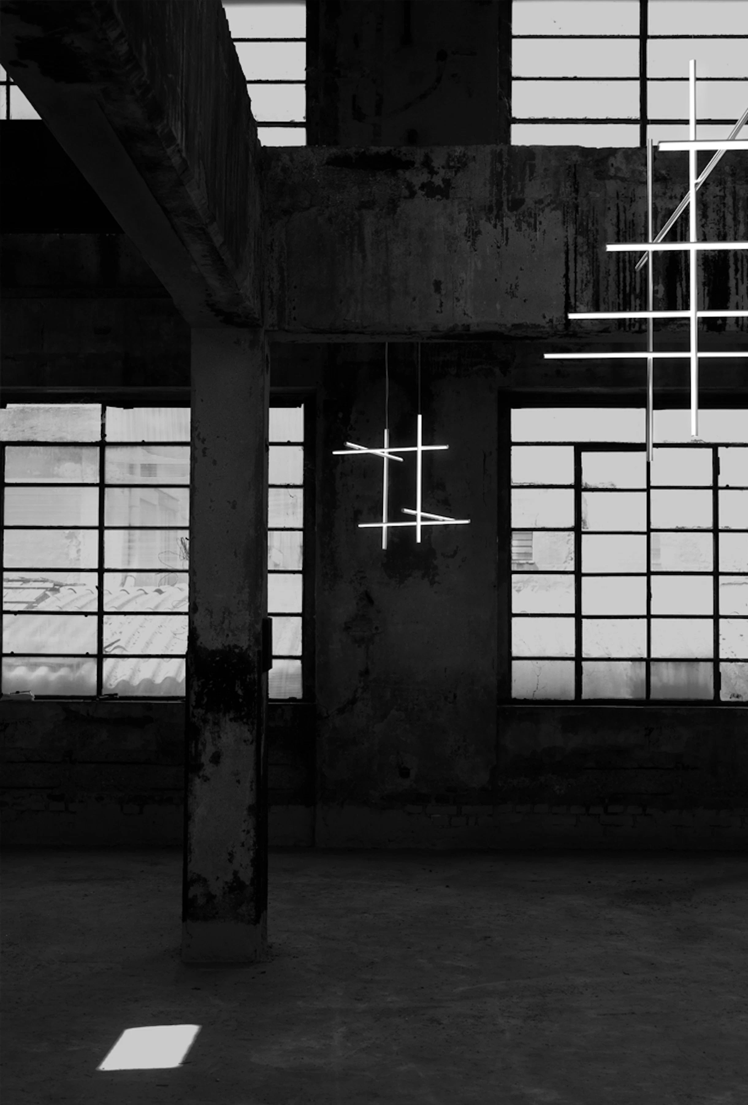 Lampa wisząca COORDINATES 4 CL III srebrny