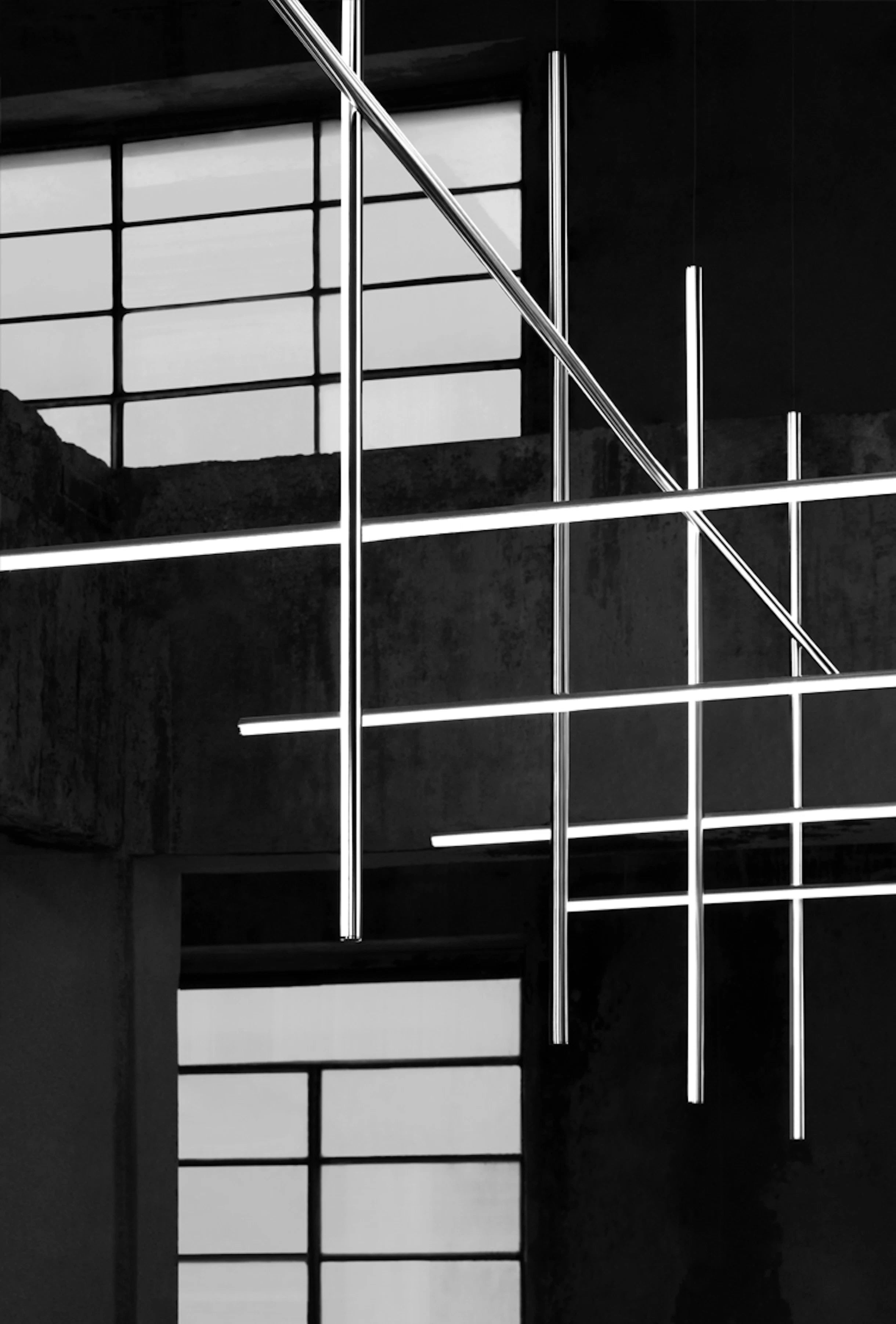 Lampa wisząca COORDINATES 4 CL III srebrny