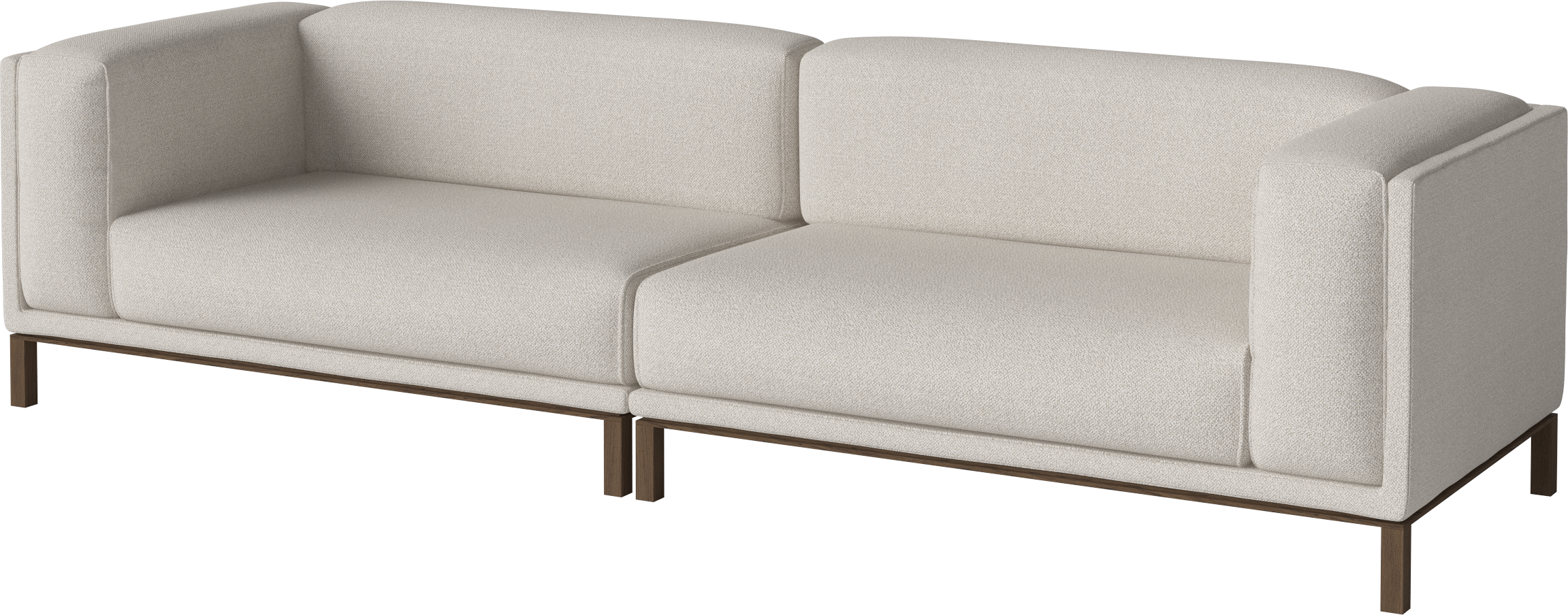 2-Modul-Sofa dunkler Basis