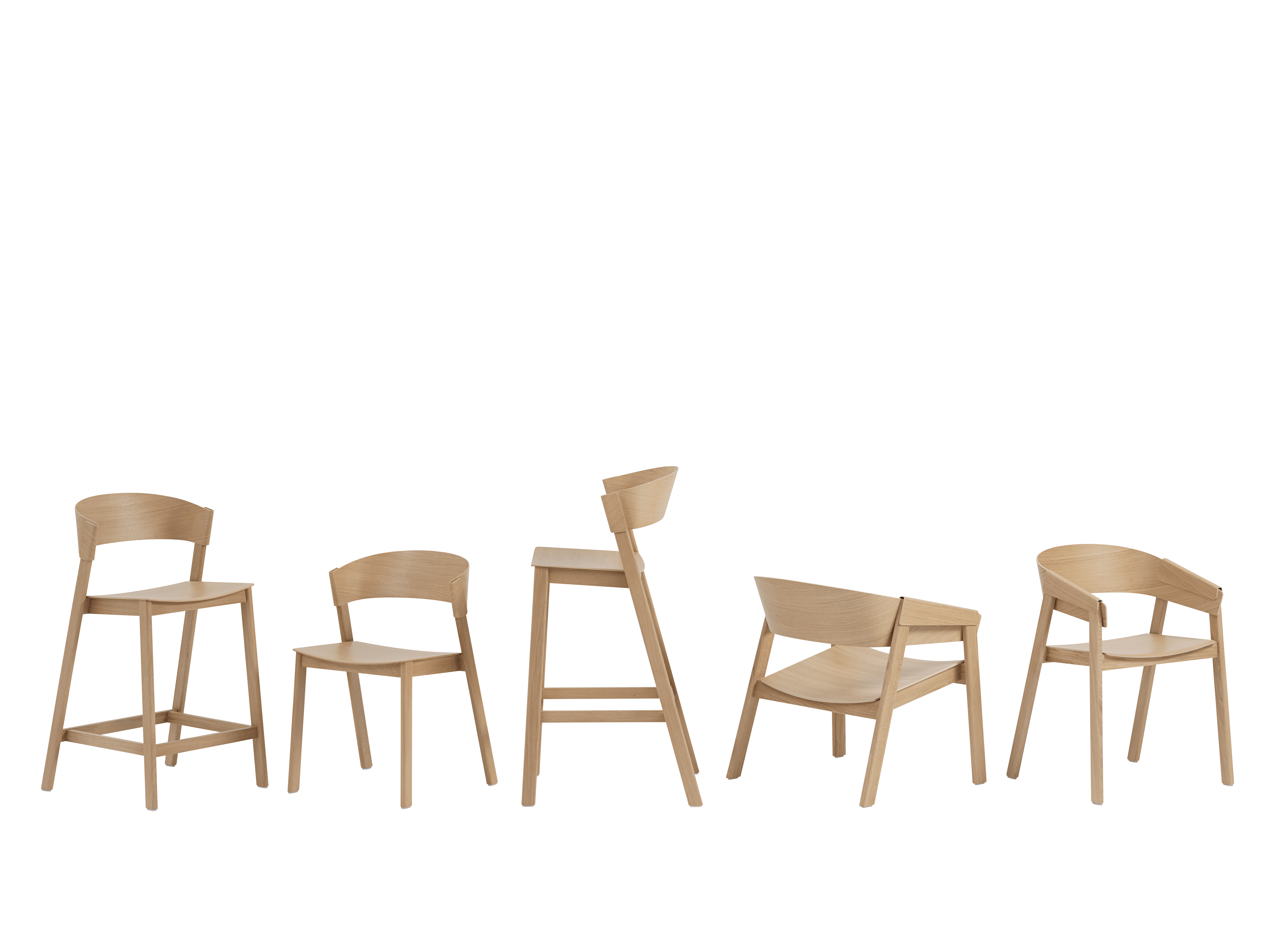 COVER Armchair with Oak Veneer