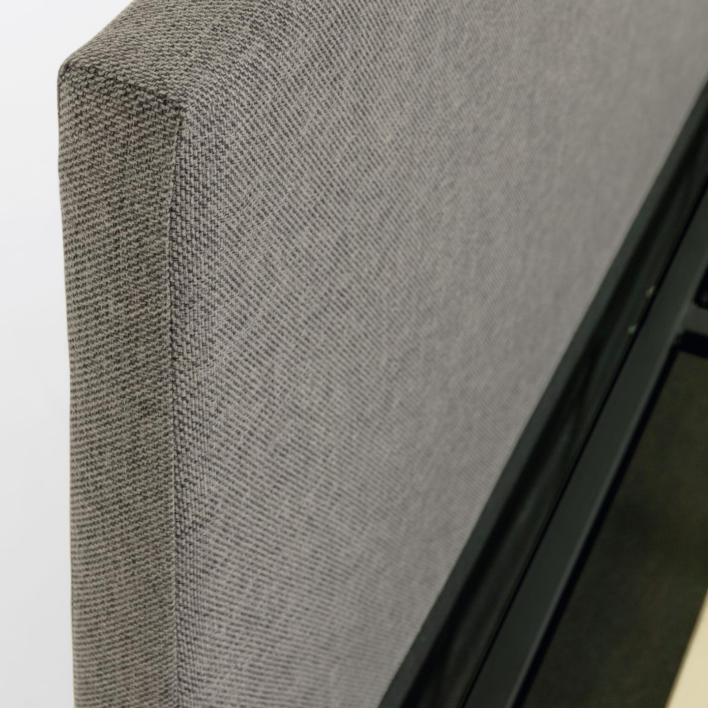 Łóżko z pojemnikiem na pościel NAHIRI szary La Forma Eye on Design