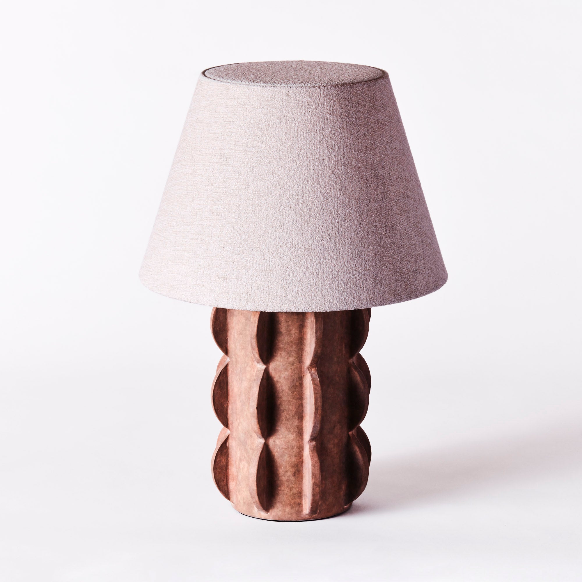 ACISSIMO table lamp brown ceramic