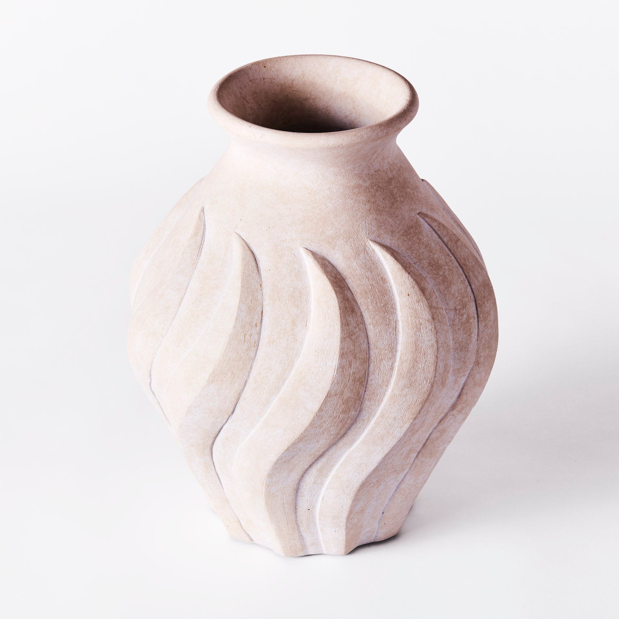 Wazon SWIRL biała ceramika