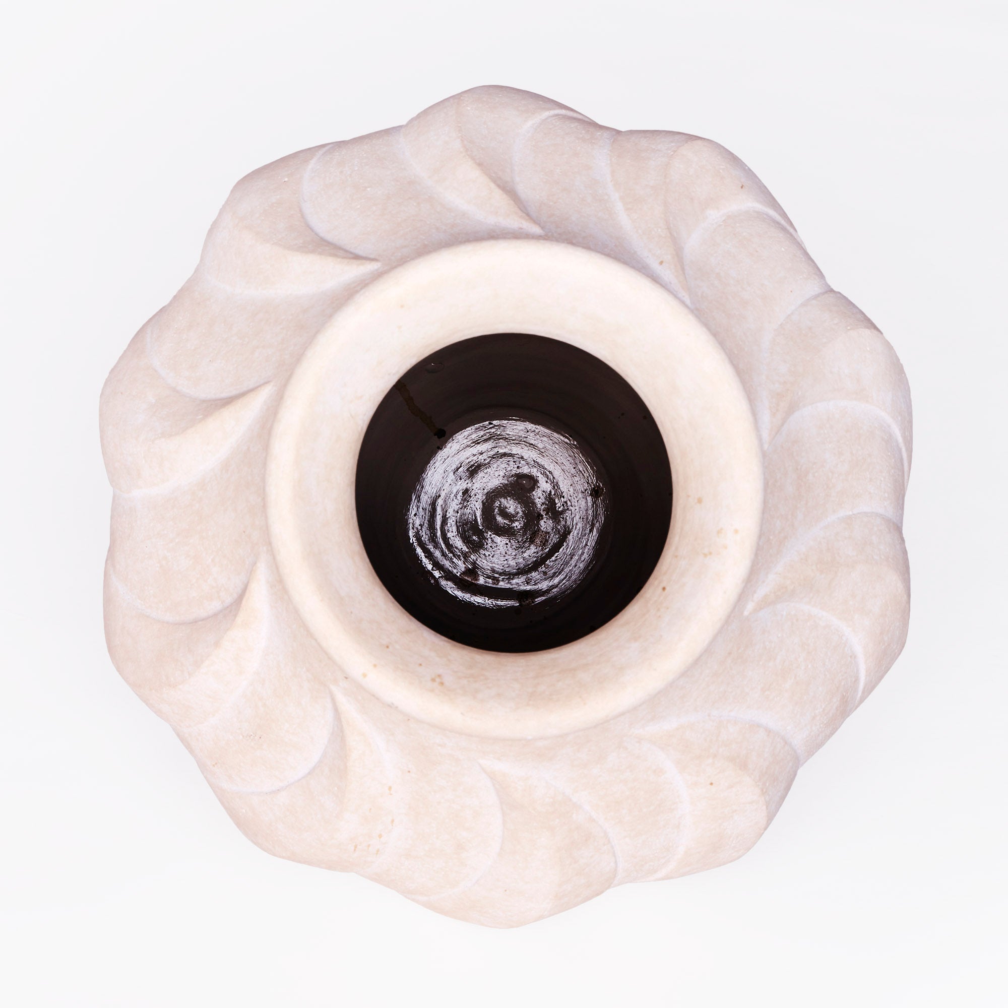 Wazon SWIRL biała ceramika