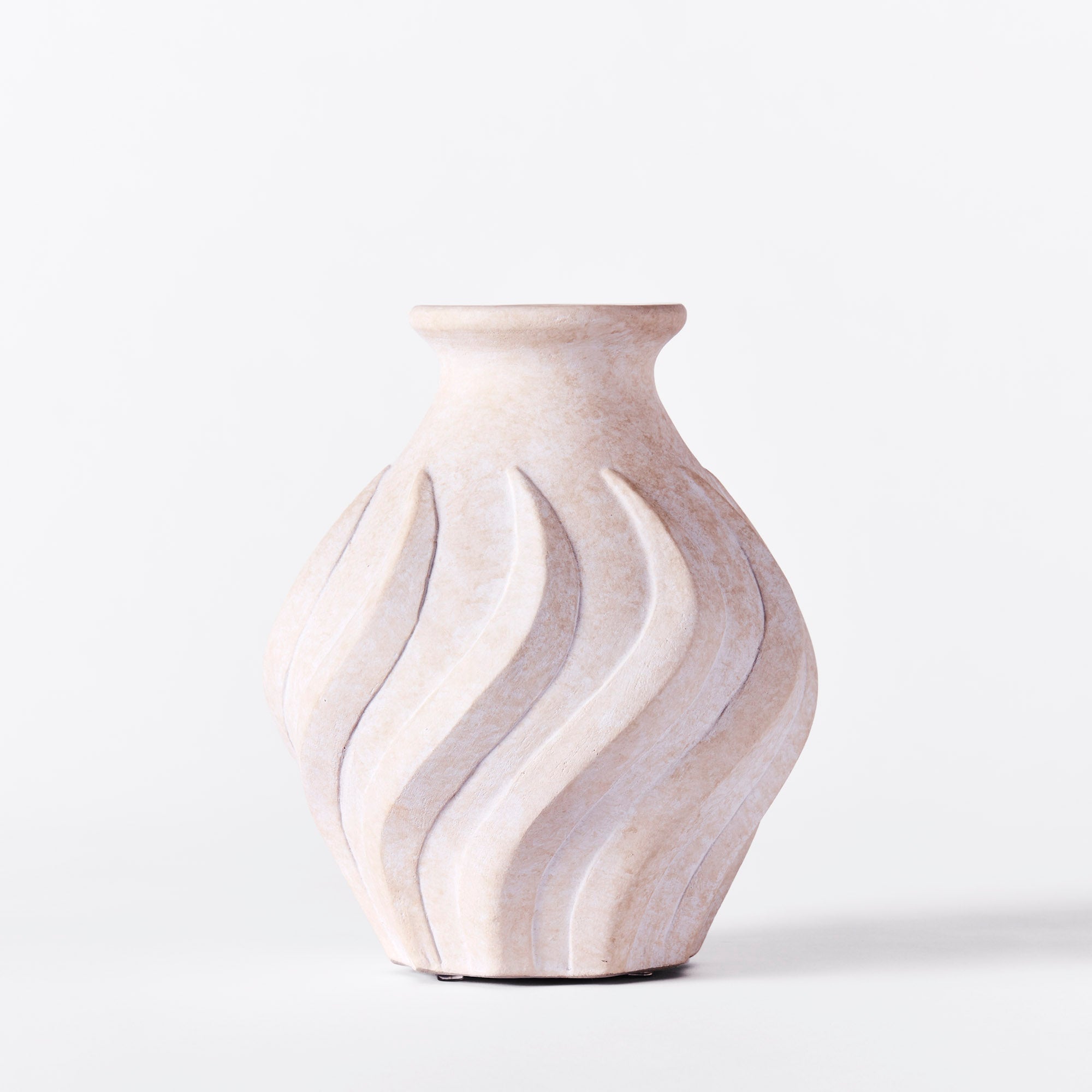 Wazon SWIRL biała ceramika