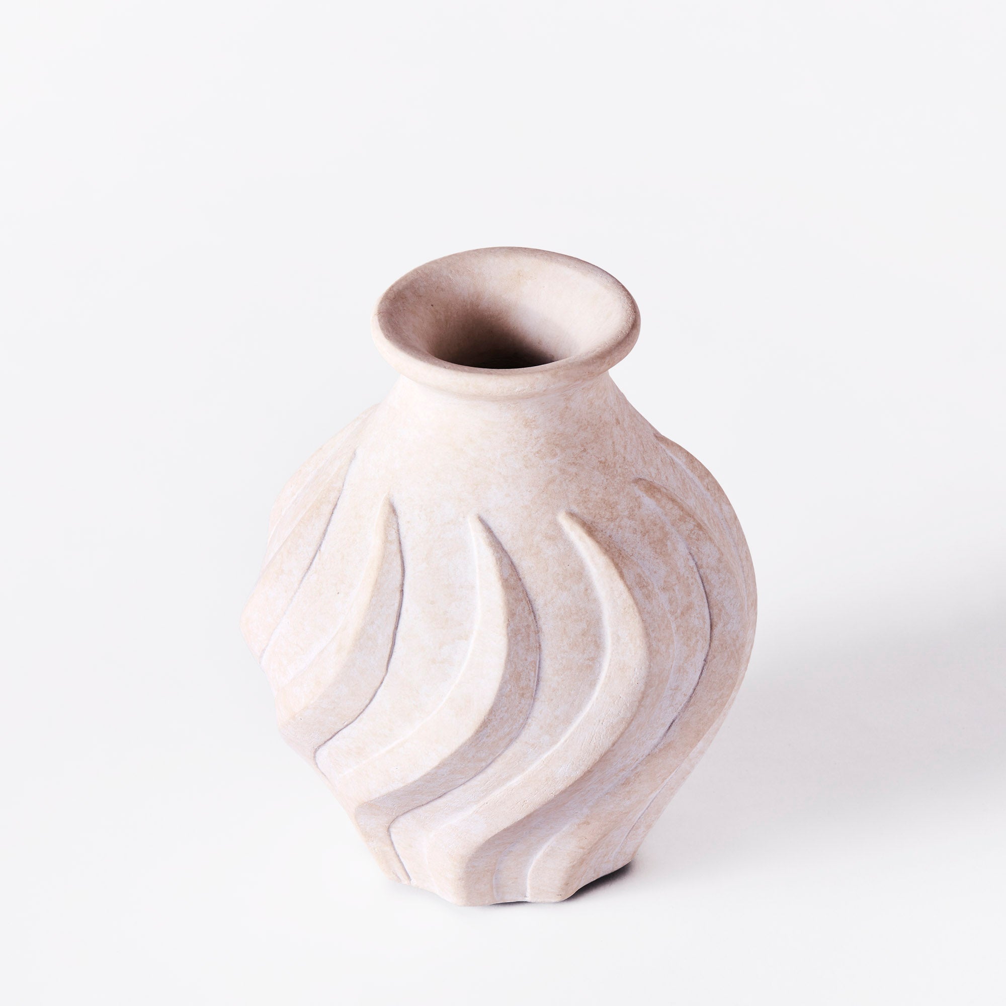 Wazon SWIRL biała ceramika