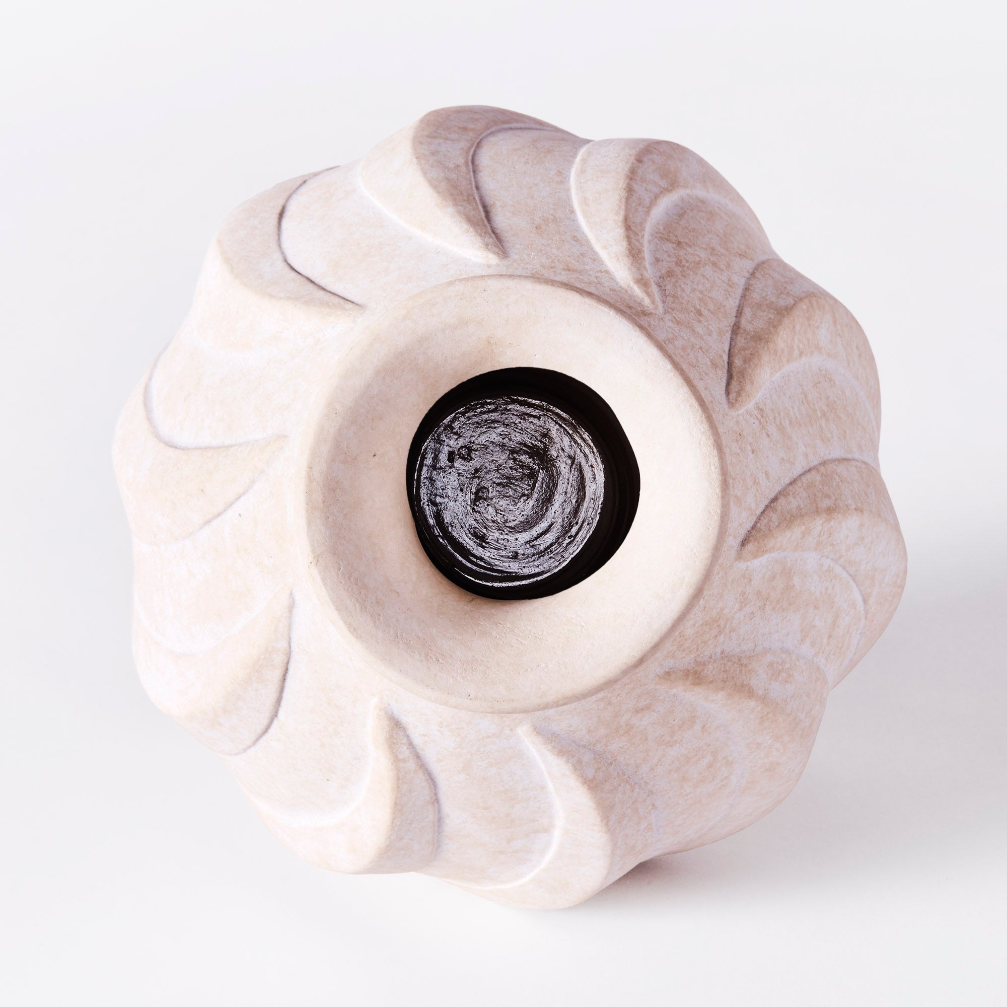 Wazon SWIRL biała ceramika