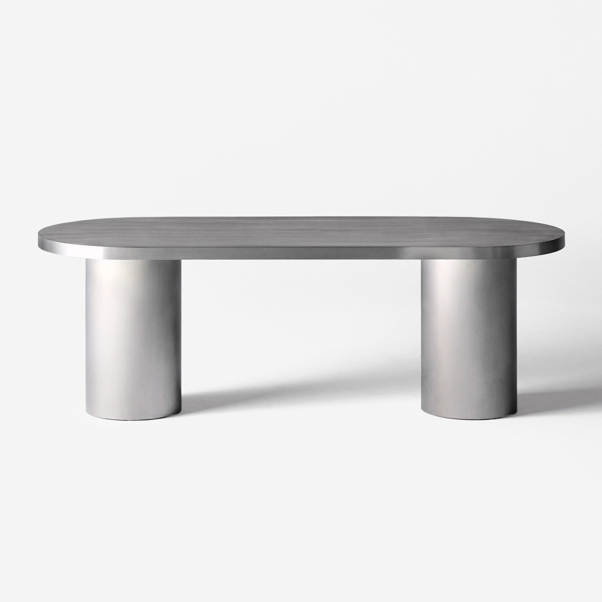 Stół owalny CUFFLINK stal polerowana