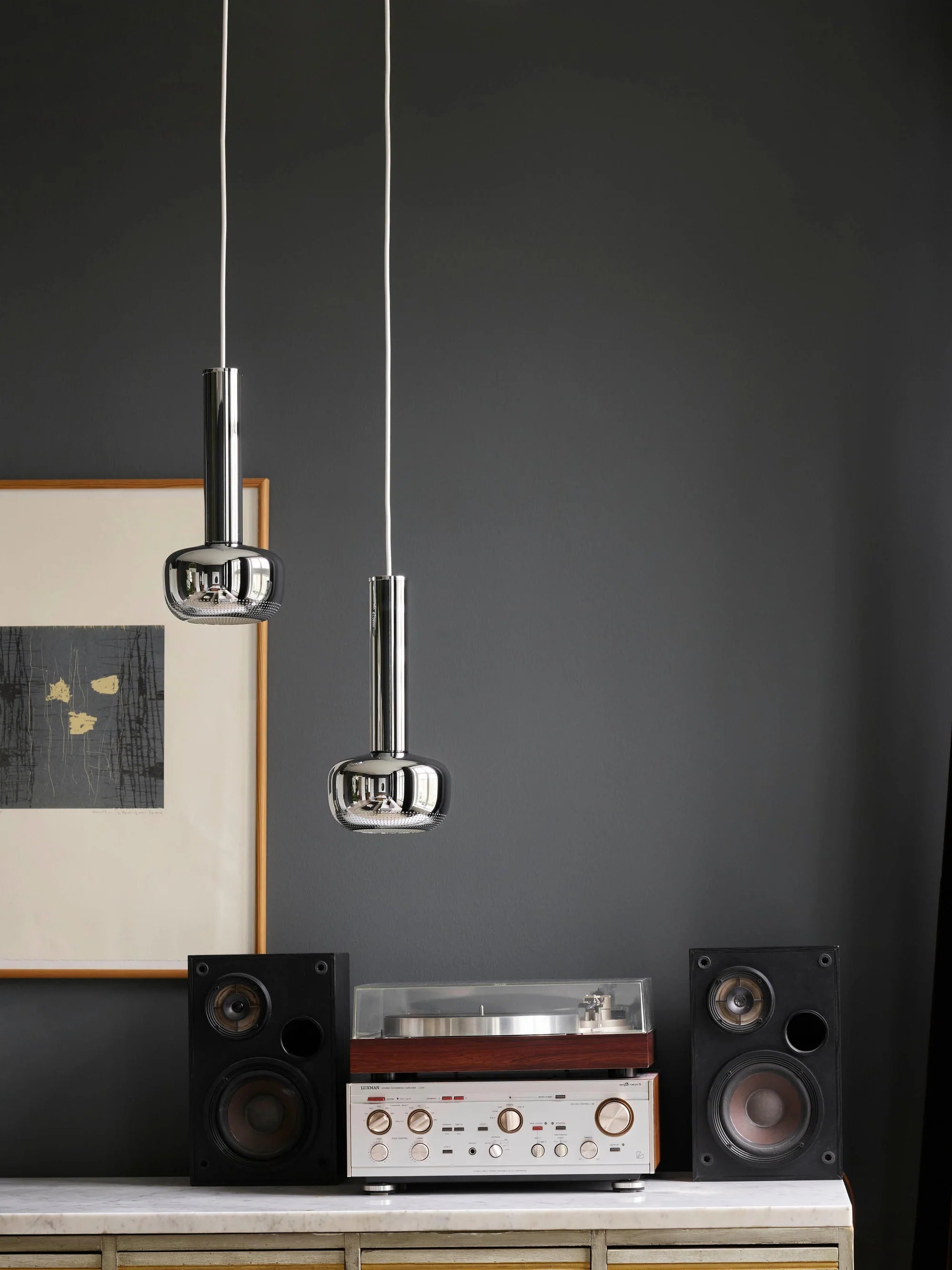 Lampa wisząca VL 56 chromowany