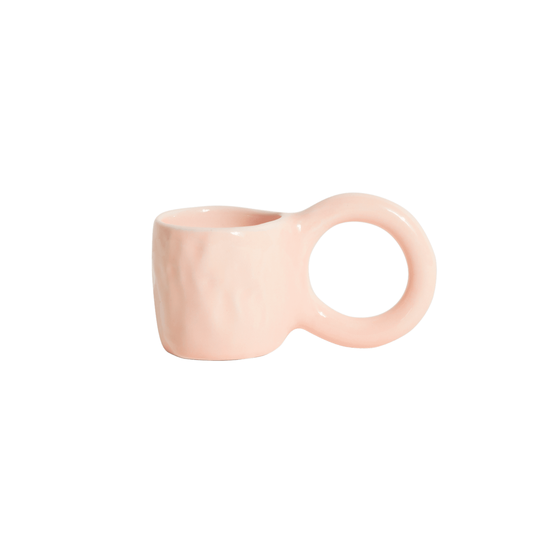 Zestaw kubków do espresso DONUT jasnoróżowy
