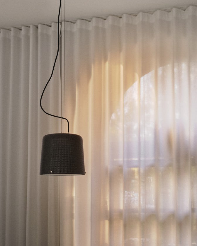 Lampa wisząca 526 czarny metal