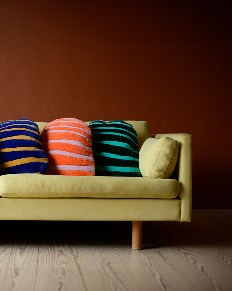 Dekokissen BONBON navy mit orange