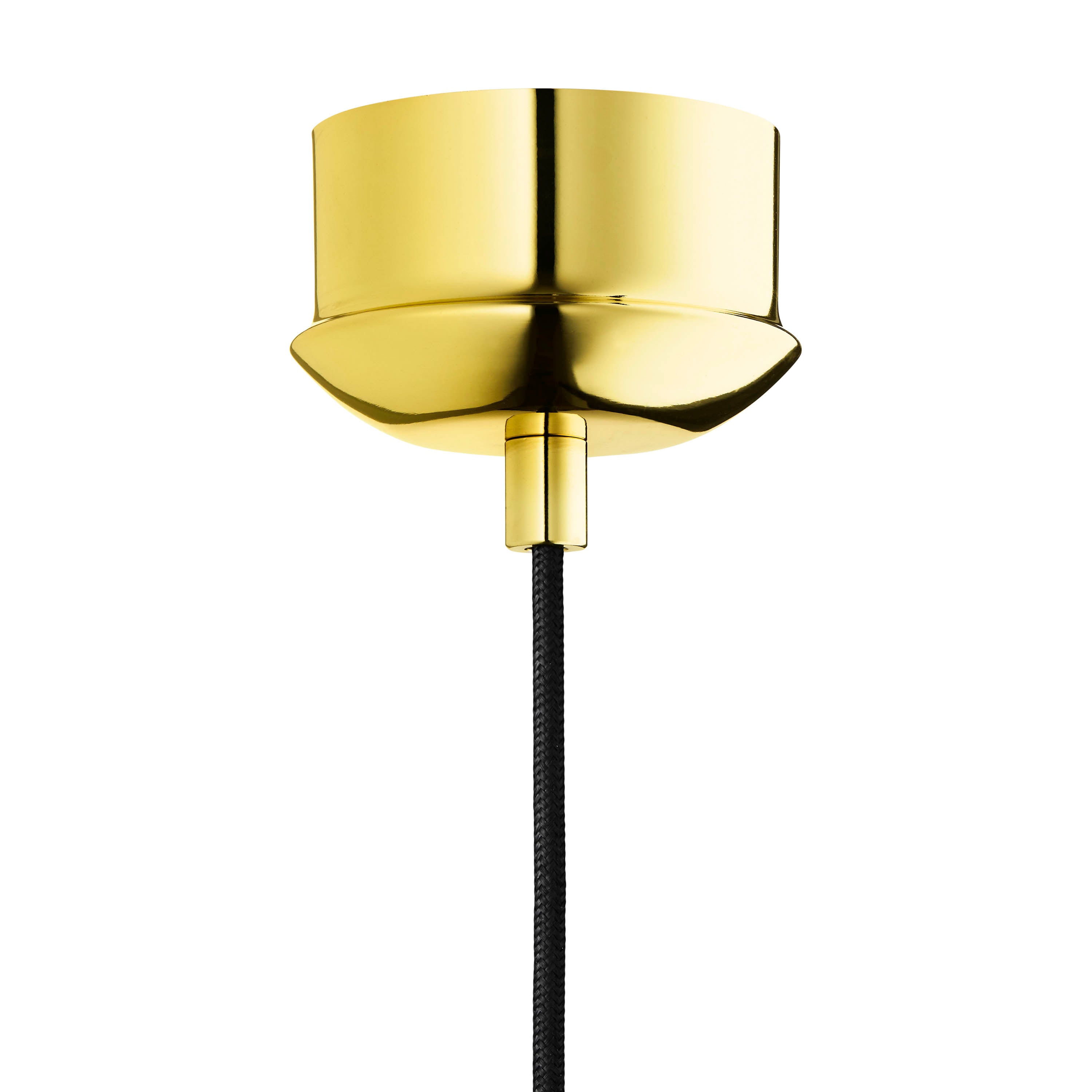 Pendelleuchte BALLROOM pflaume mit goldener Veredelung