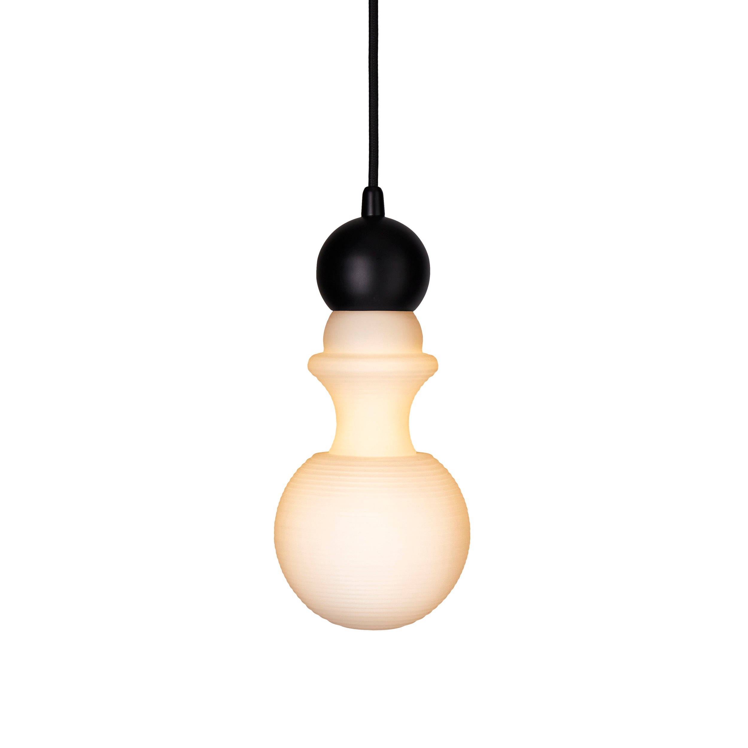 Lampa wisząca PARIS 1920 biały z czarnym wykończeniem