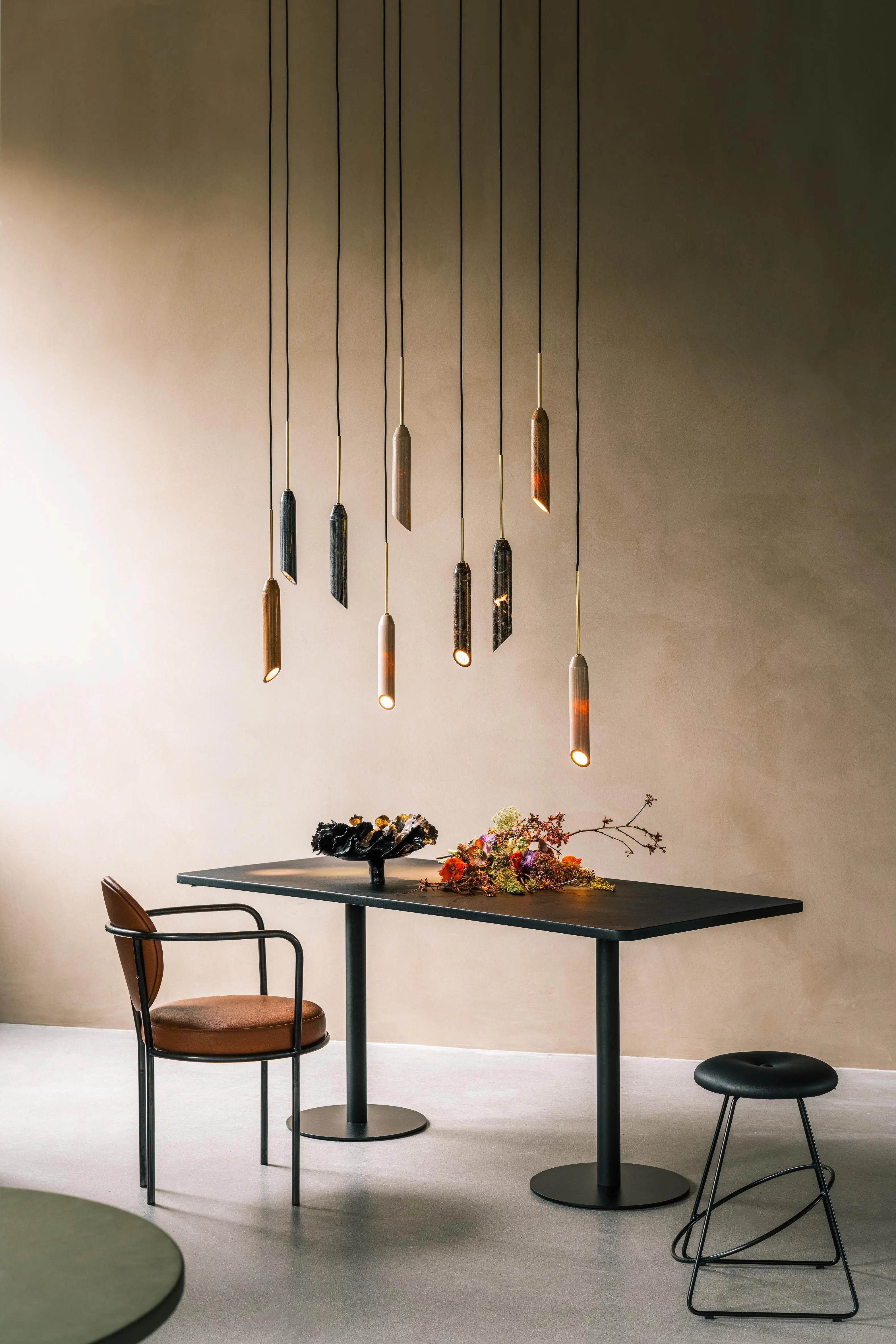 Lampa wisząca MARBLE ART biały marmur – Design By Us