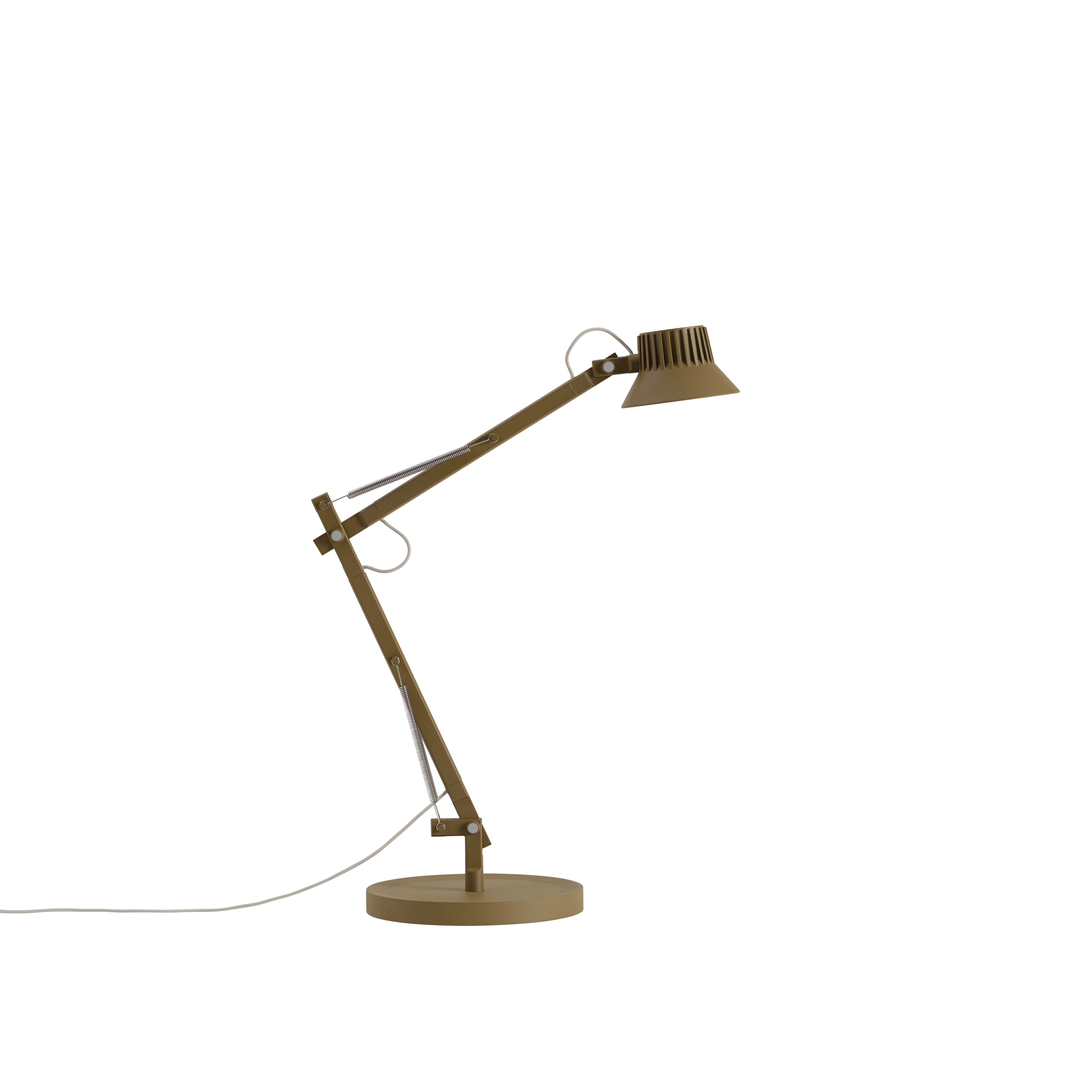 Lampa biurkowa regulowana DEDICATE brązowo-zielony