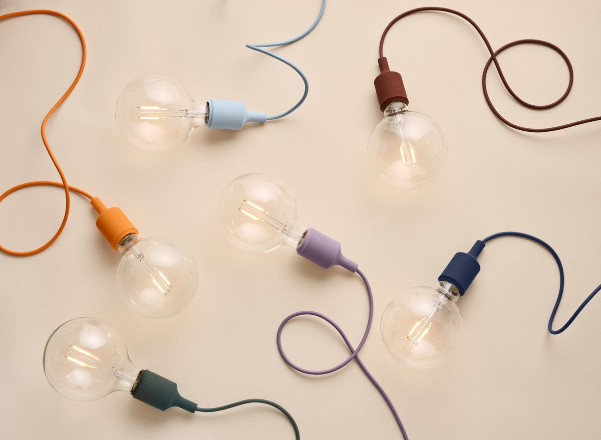 Lampa wisząca E27 liliowy