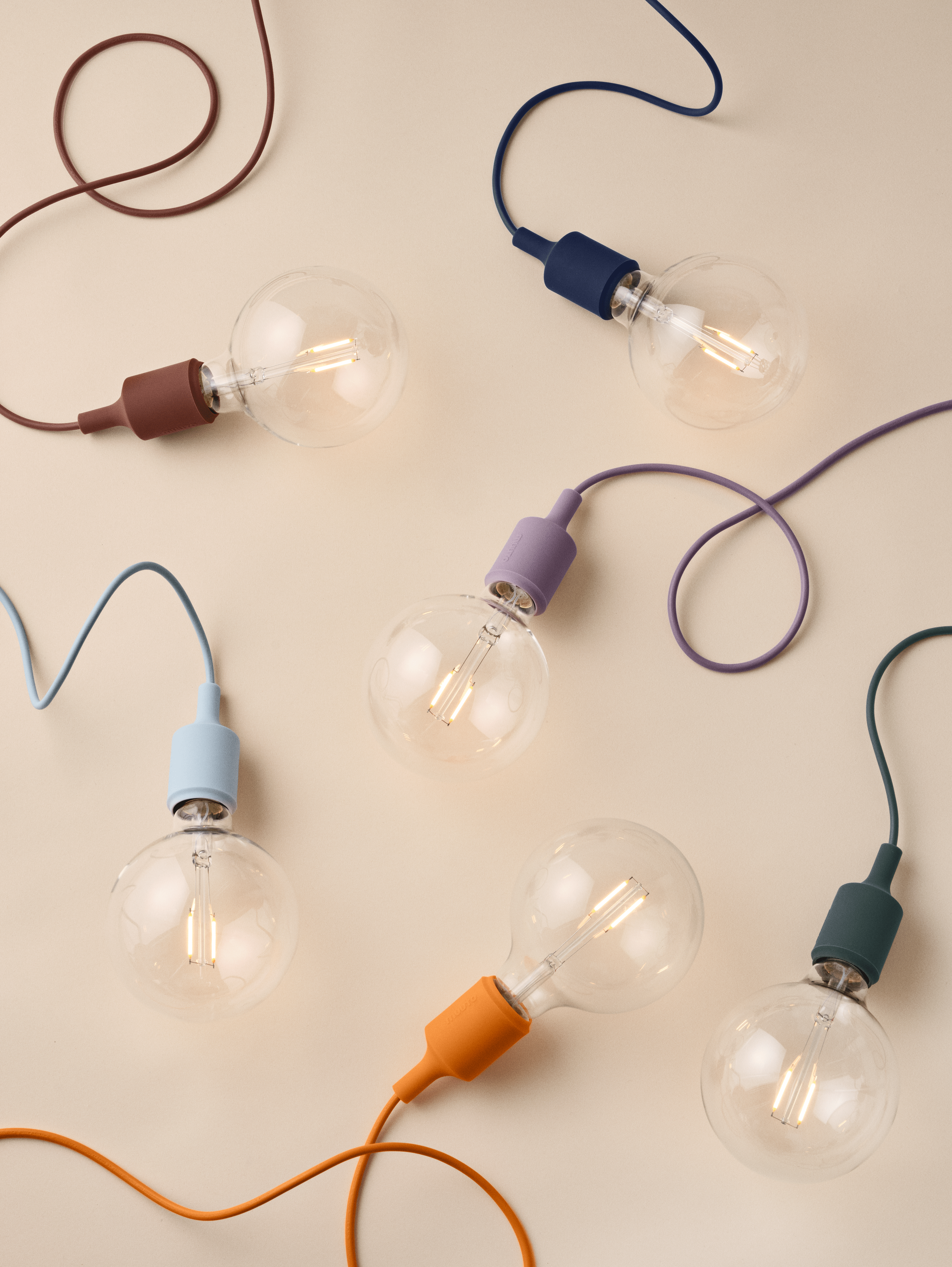 Lampa wisząca E27 niebieski