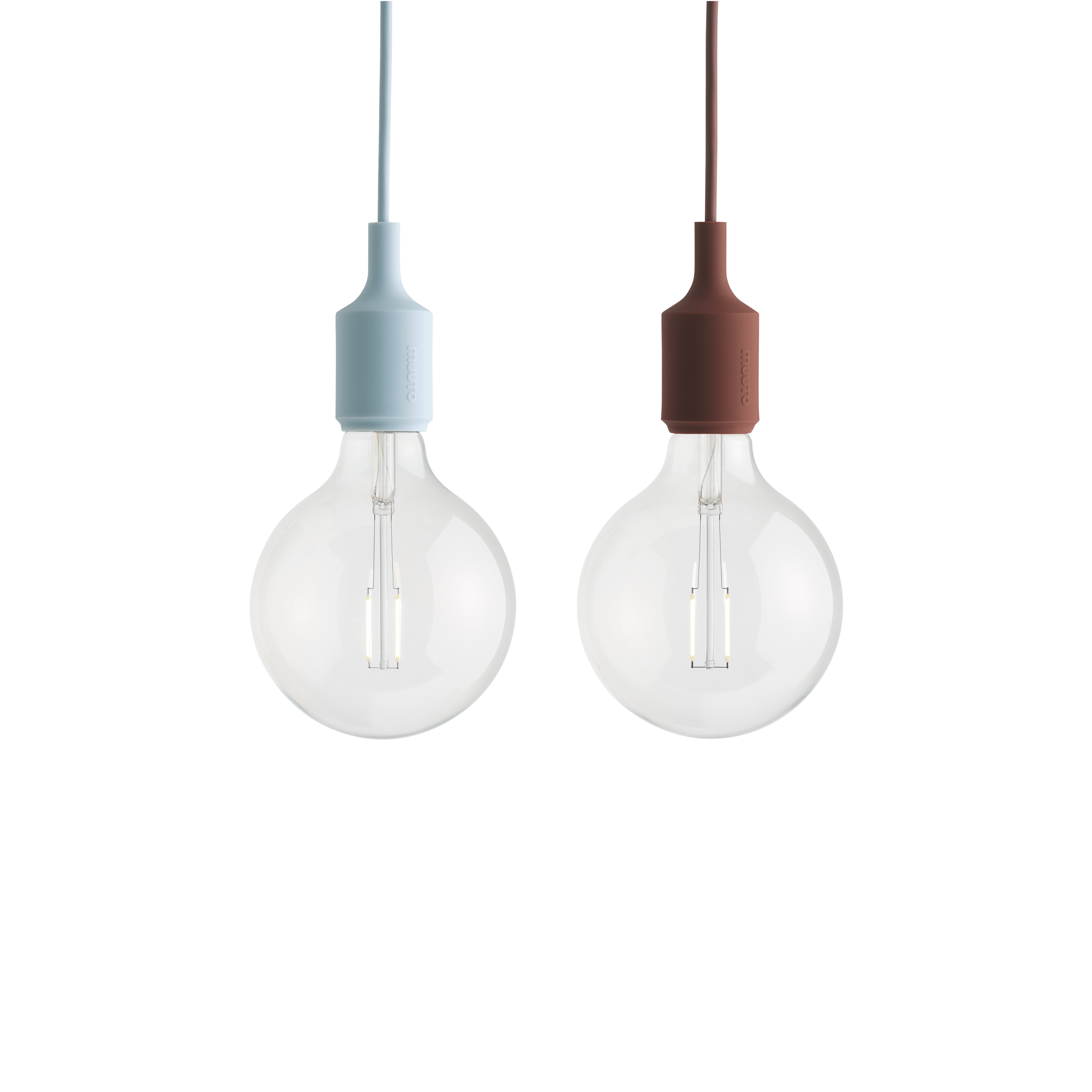 Lampa wisząca E27 błękitny