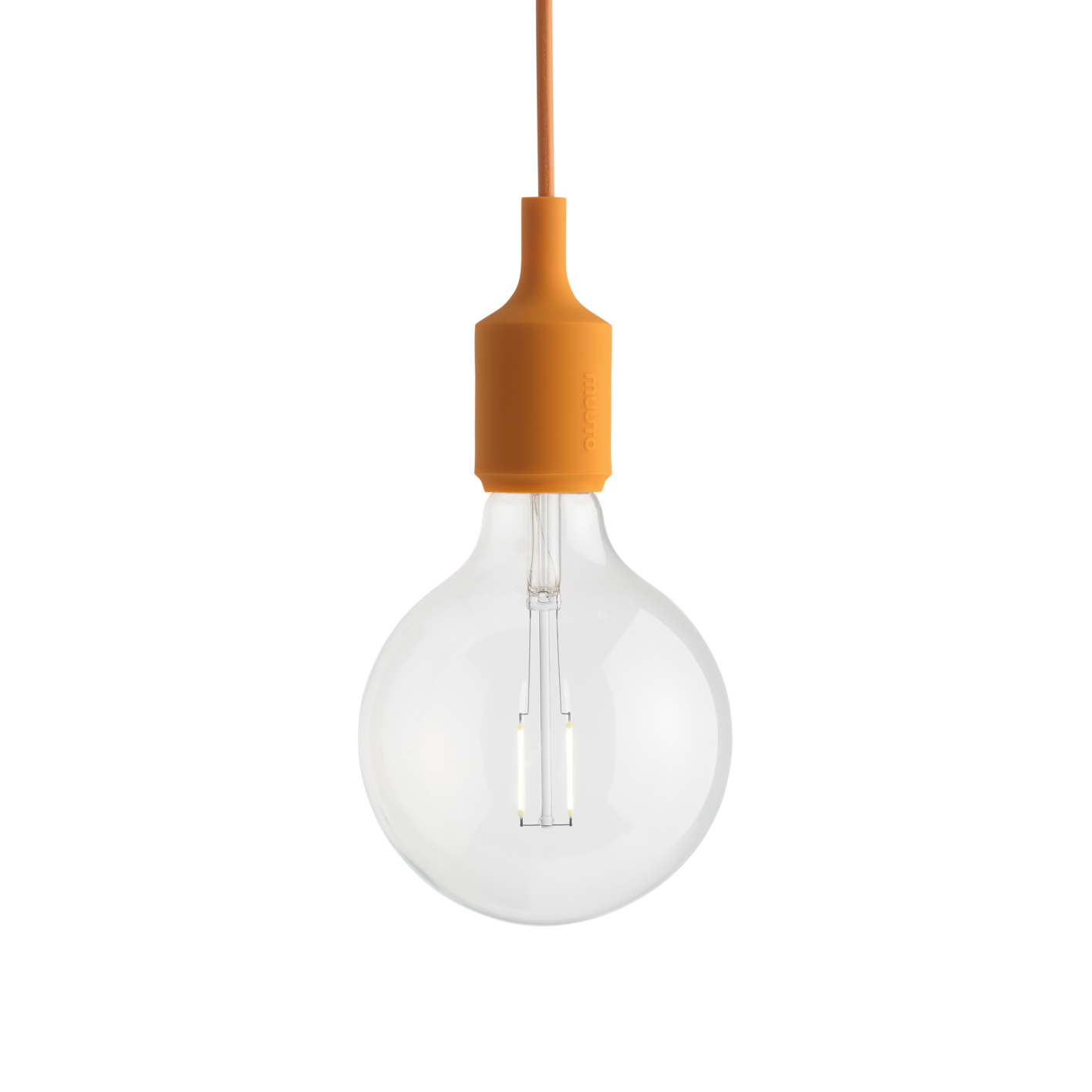 Lampa wisząca E27 pomarańczowy