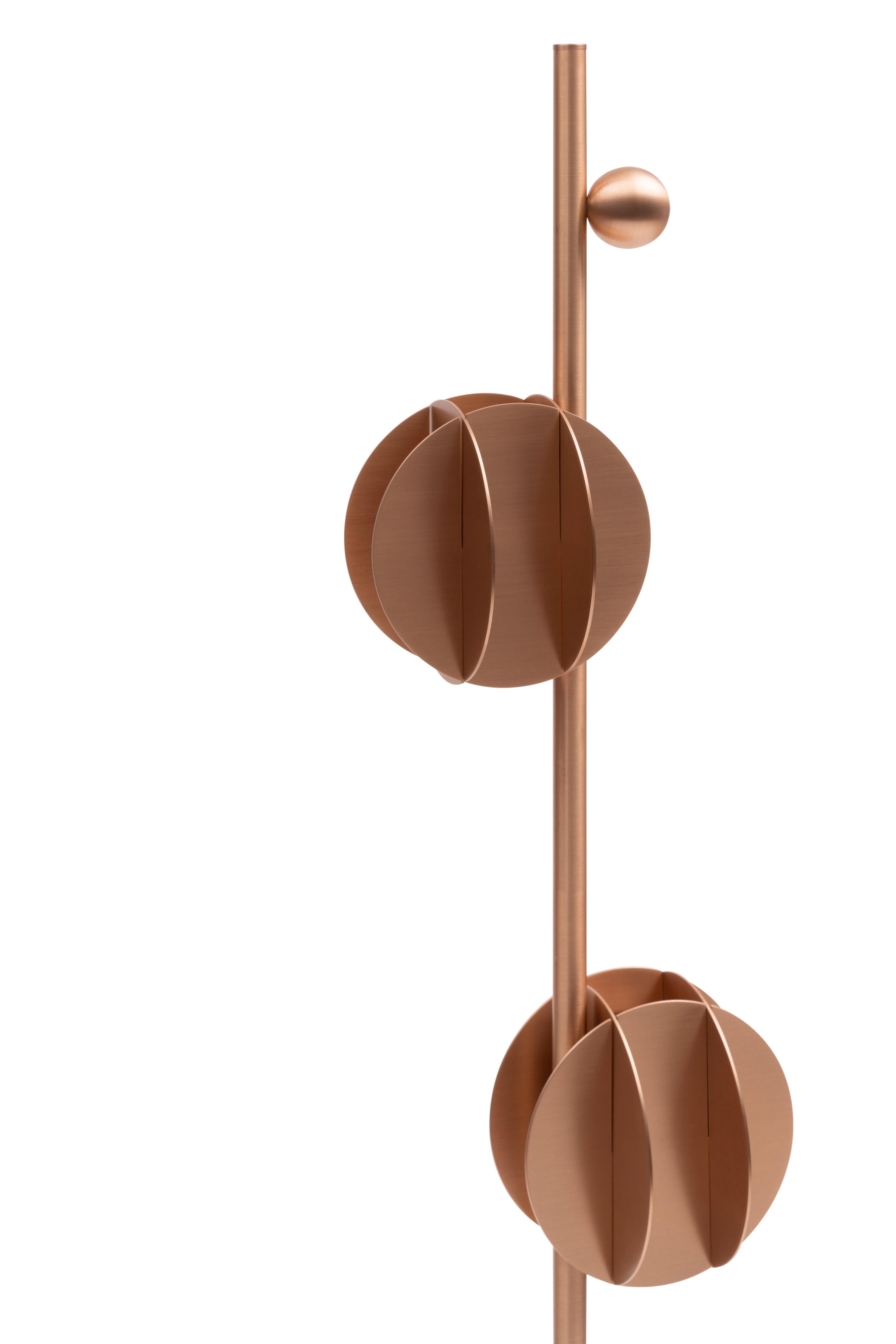 Stehlampe EL Kupfer