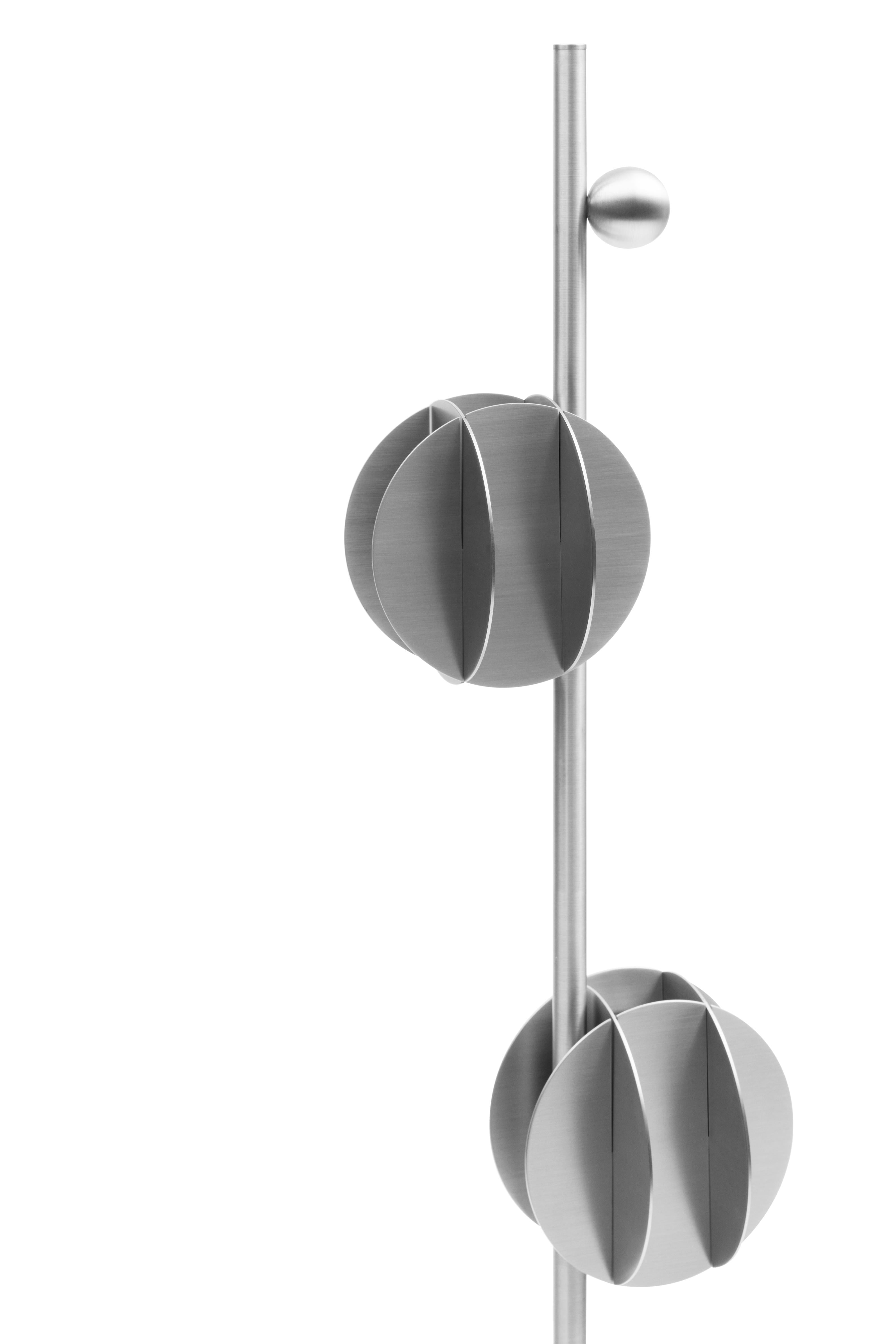 Lampa podłogowa EL stal