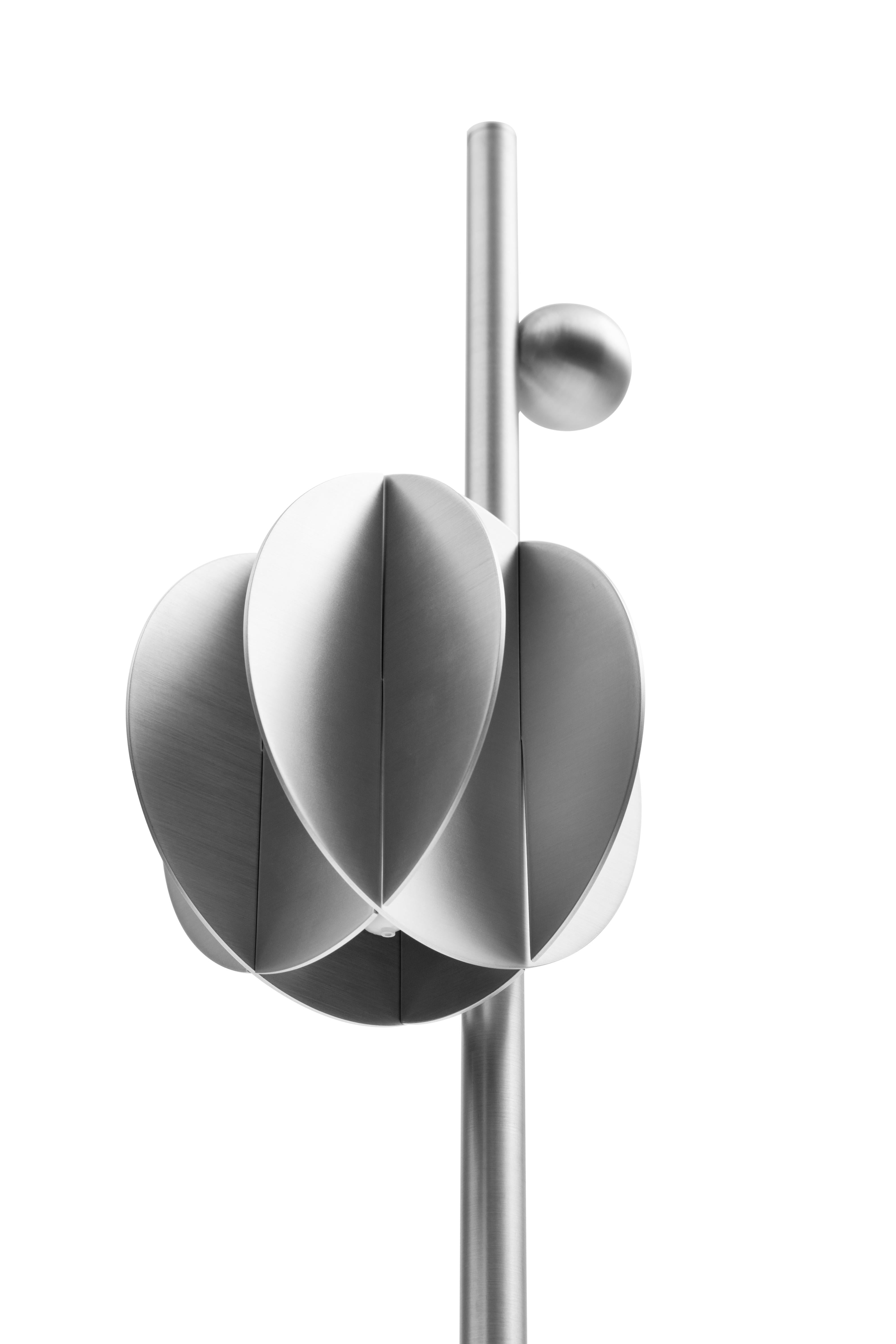 Lampa podłogowa EL stal