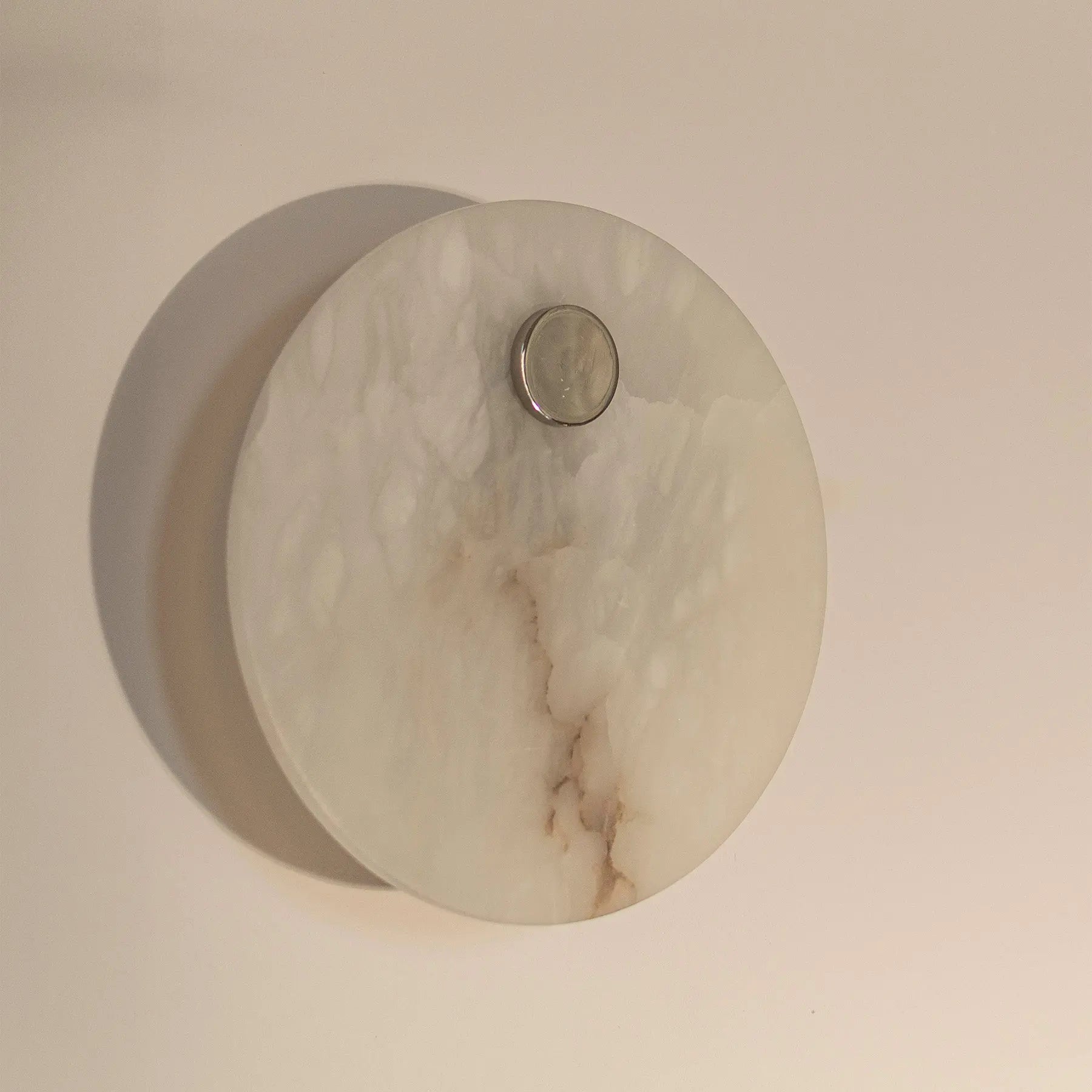 Kinkiet alabastrowy EOS nikiel – Embassy Interiors