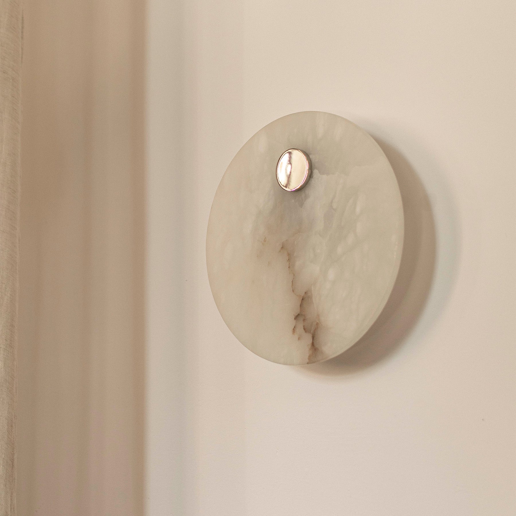 Kinkiet alabastrowy EOS nikiel