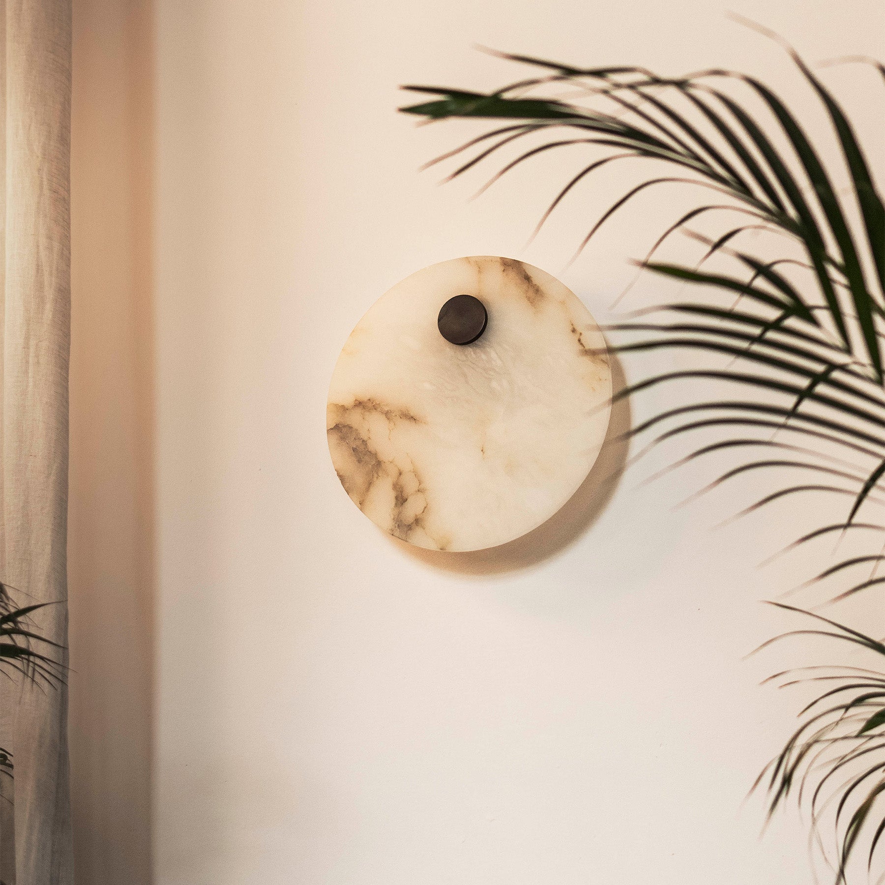 Kinkiet alabastrowy EOS mosiądz