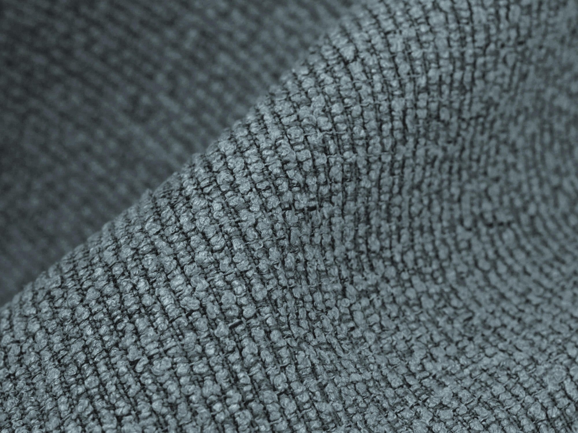 Stuhl ERIKA jeansblau Boucle mit Buchenbasis