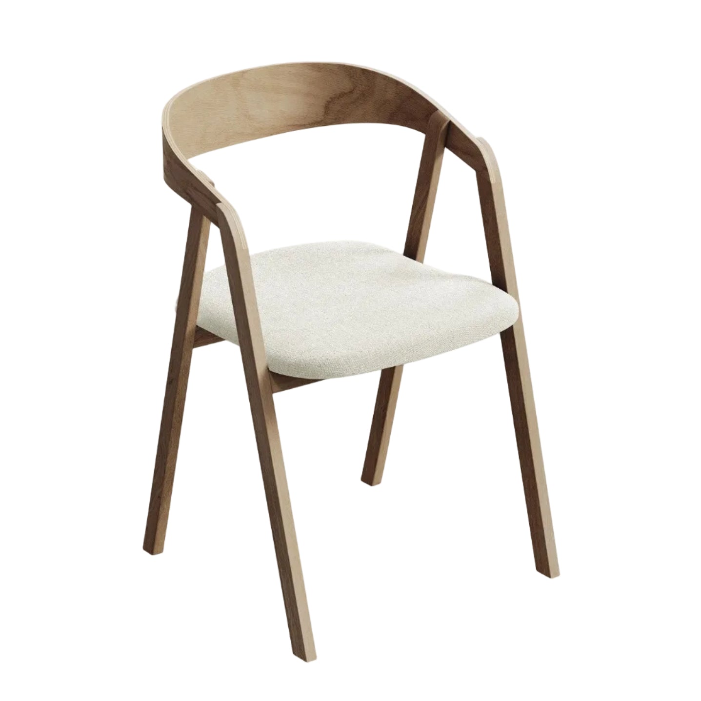 Krzesło ERIKA beżowy z bukową podstawą