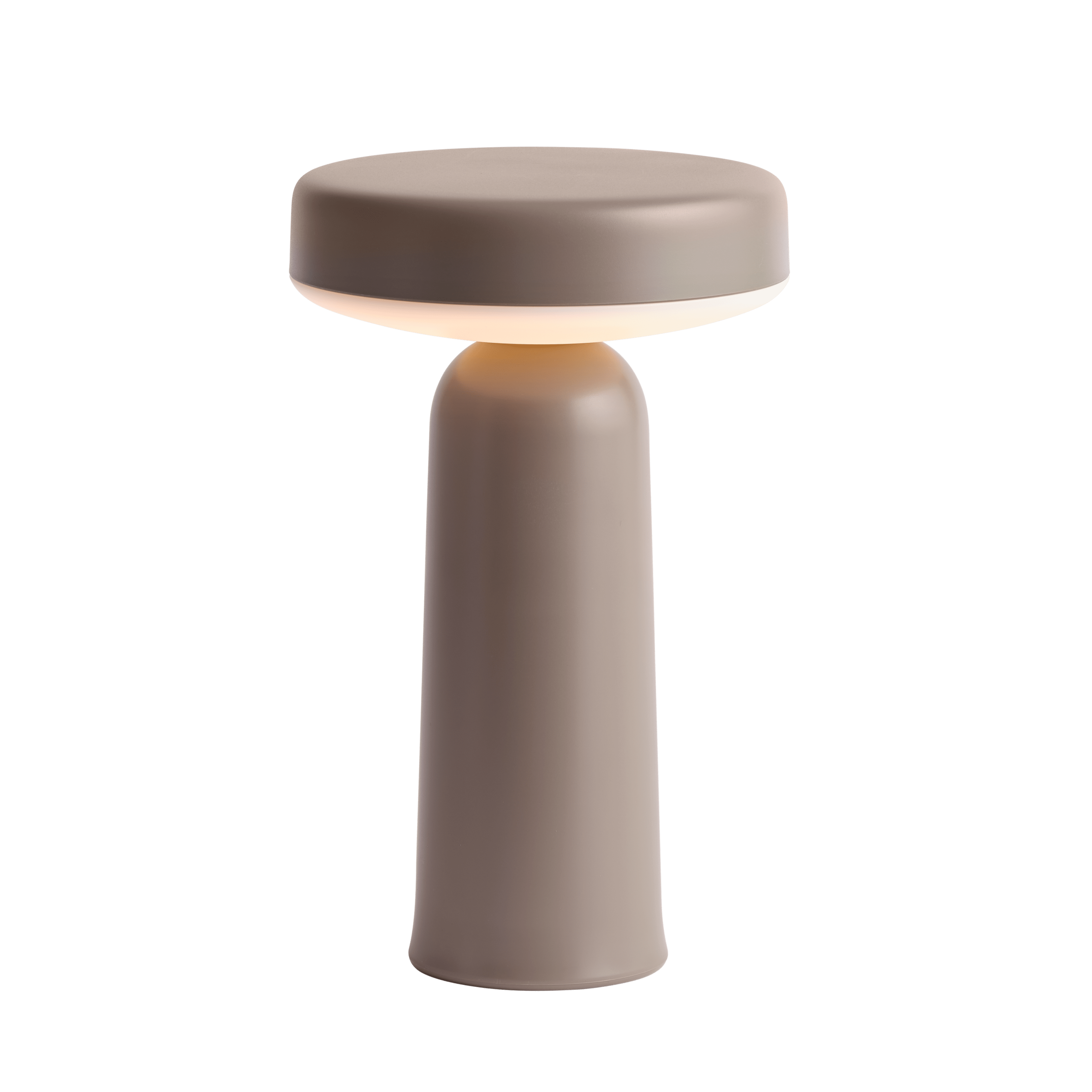 Portable outdoor lamp EASE taupe