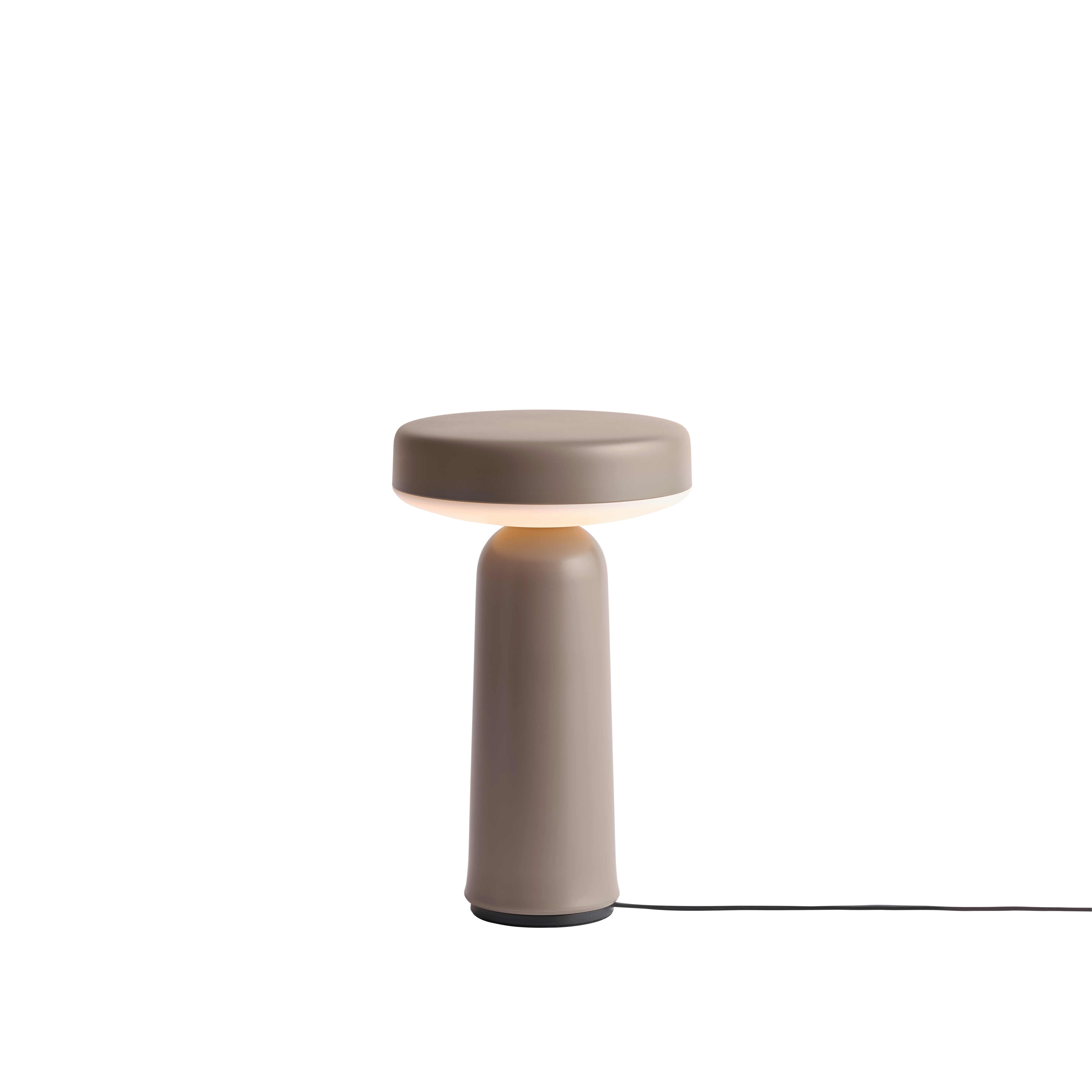 Portable outdoor lamp EASE taupe