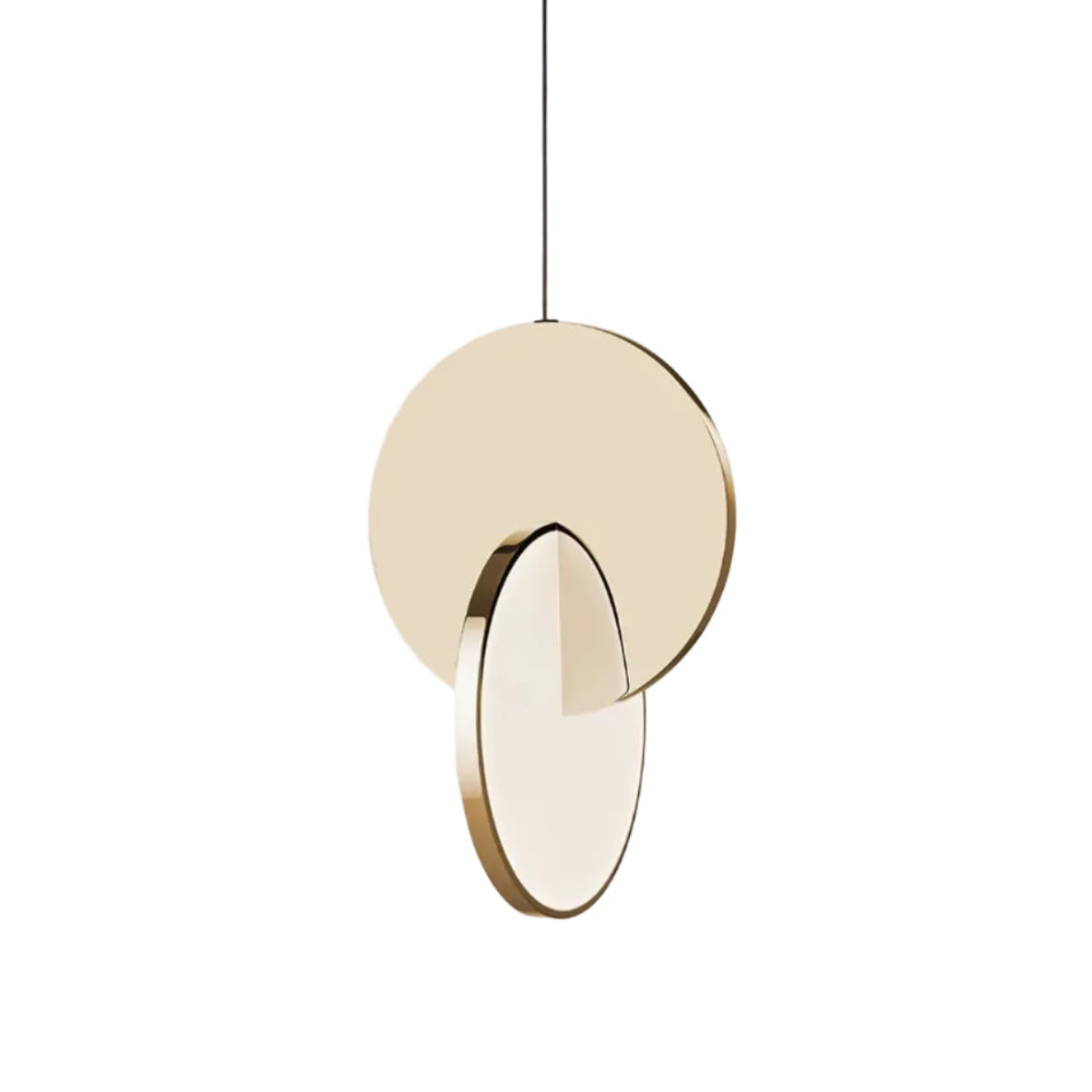 Lampa wisząca ECLIPSE mosiężny