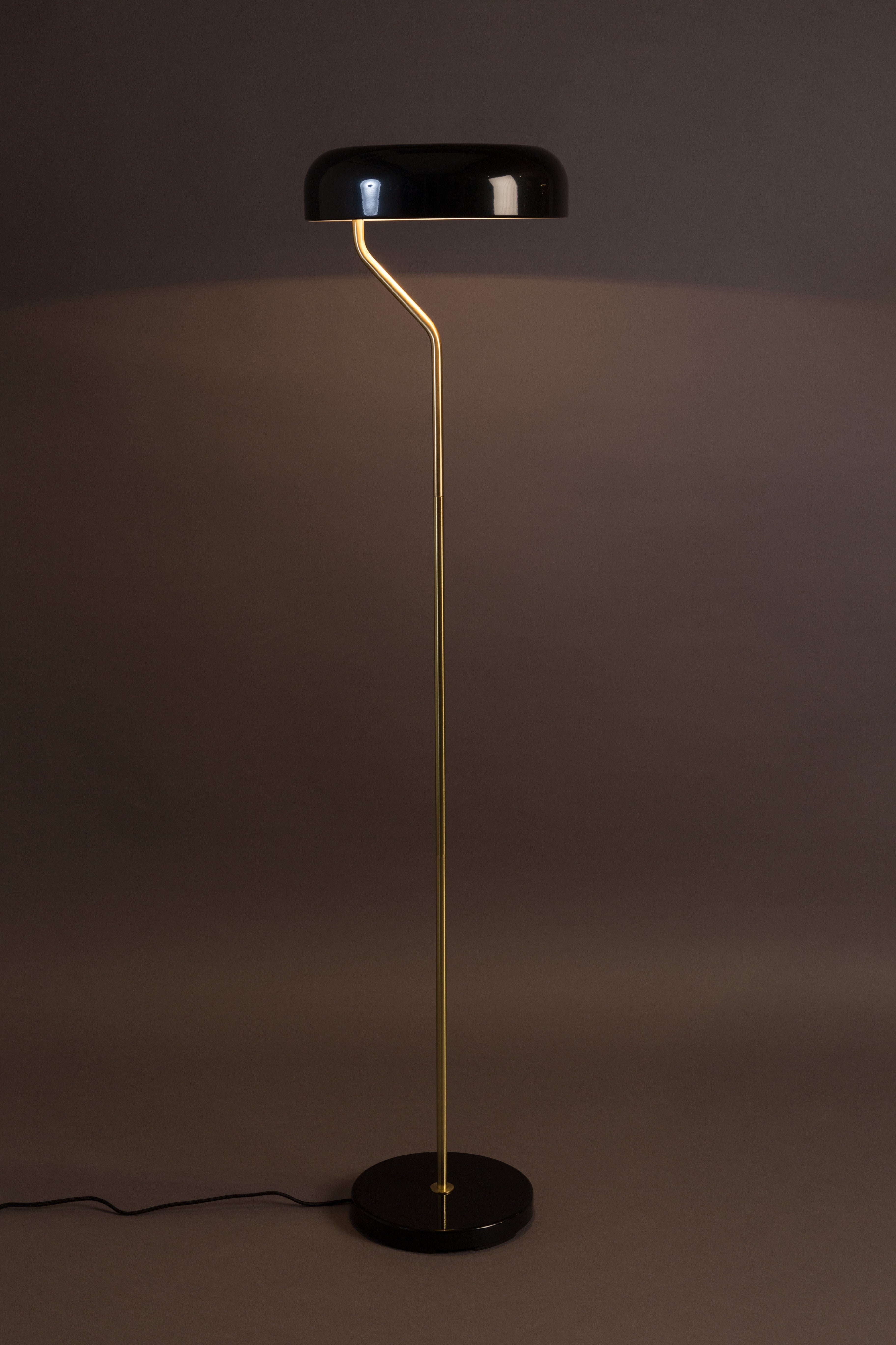 Lampa podłogowa ECLIPSE czarny – metal