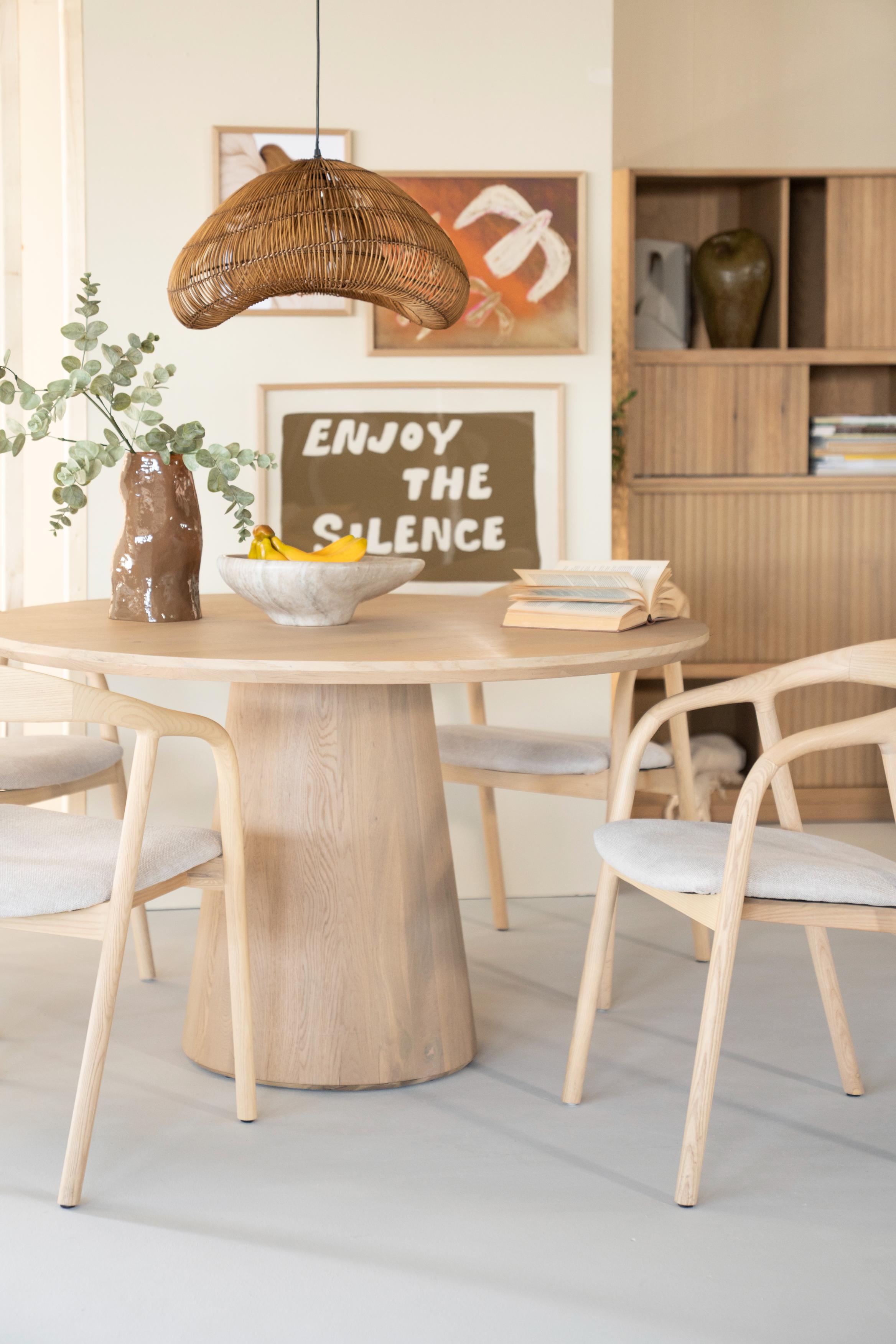 Runder Tisch NOLA Eichenfurnier