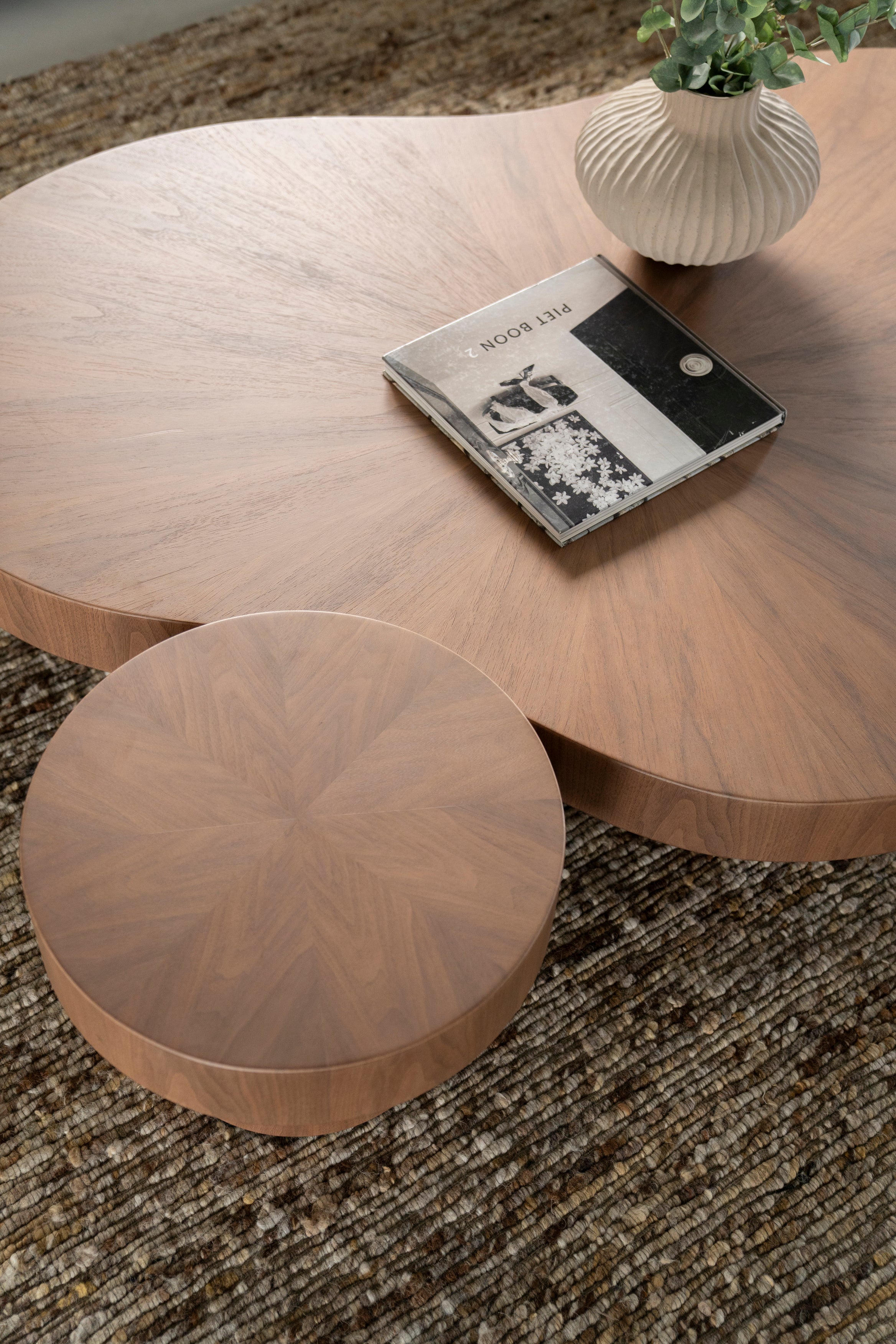 BOBBIE Side Table Walnut Veneer