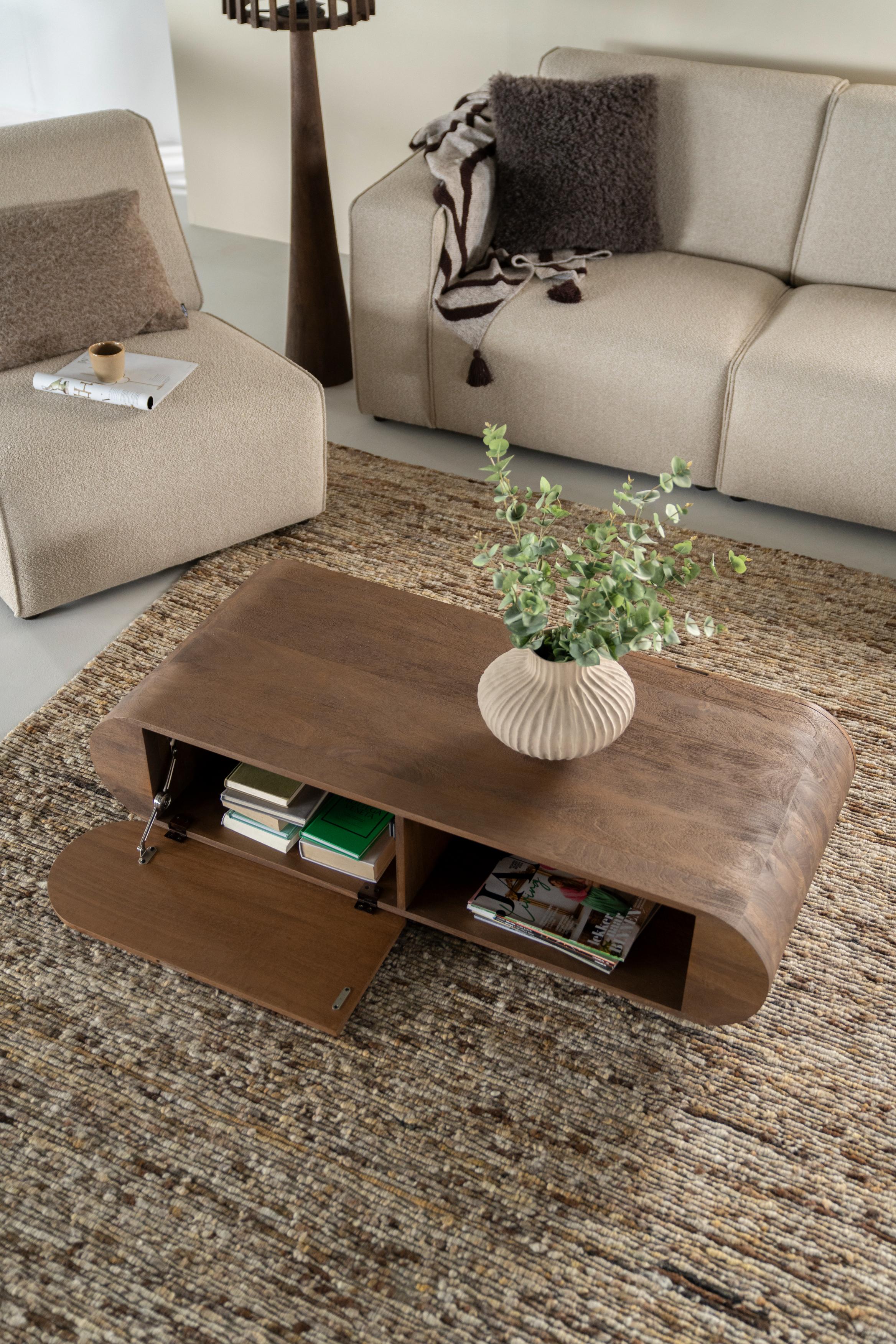KING mango wood coffee table