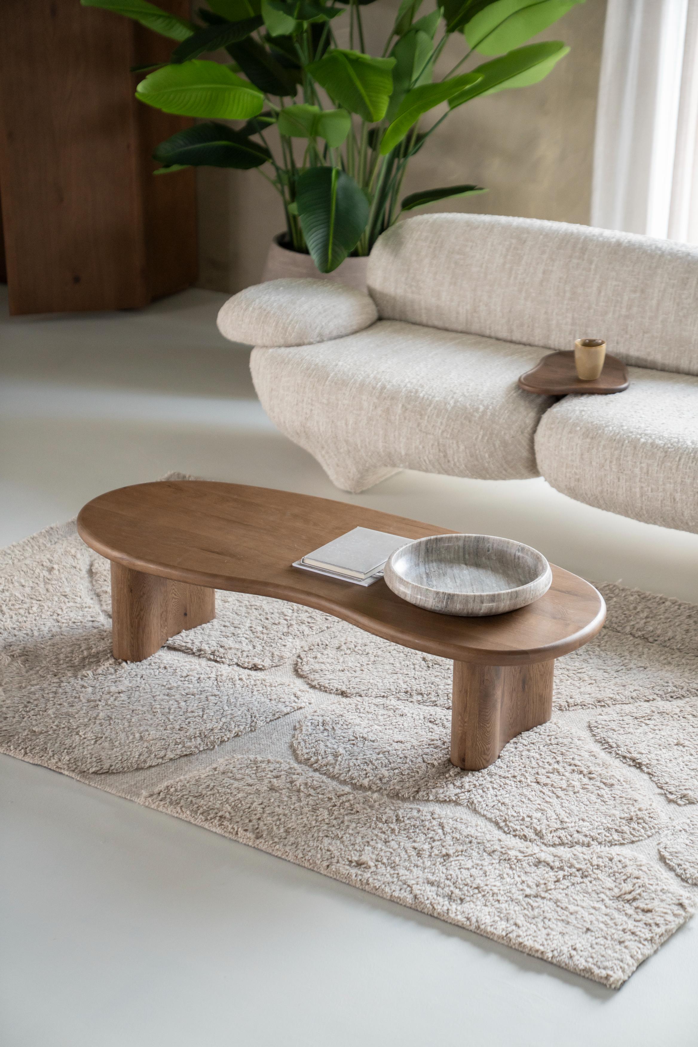 Stolik kawowy JOSH drewno dębowe